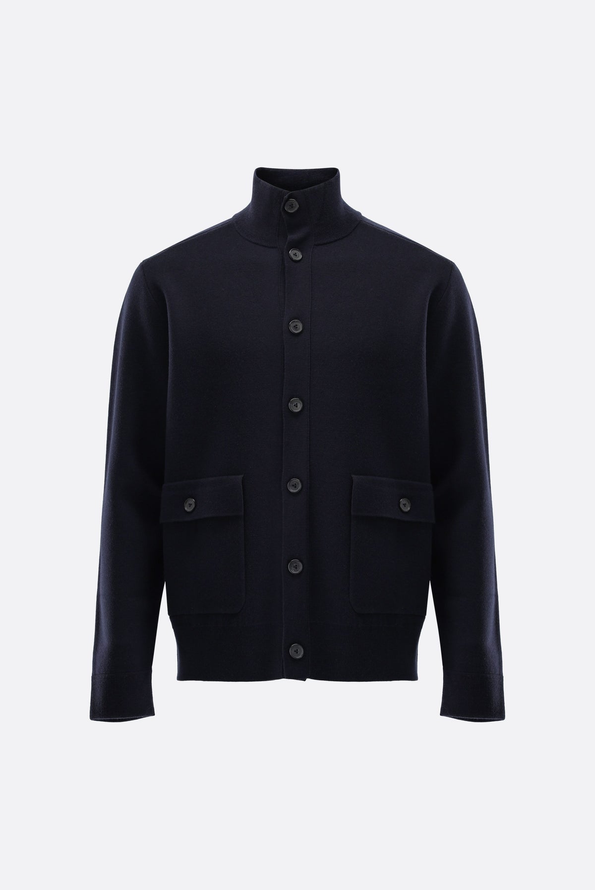 Strickjacke | geknöpft mit Stehkragen-Jacken & Mäntel-Van Laack-OUTLET-ARCHIVIST-ARCHIVE-SALE