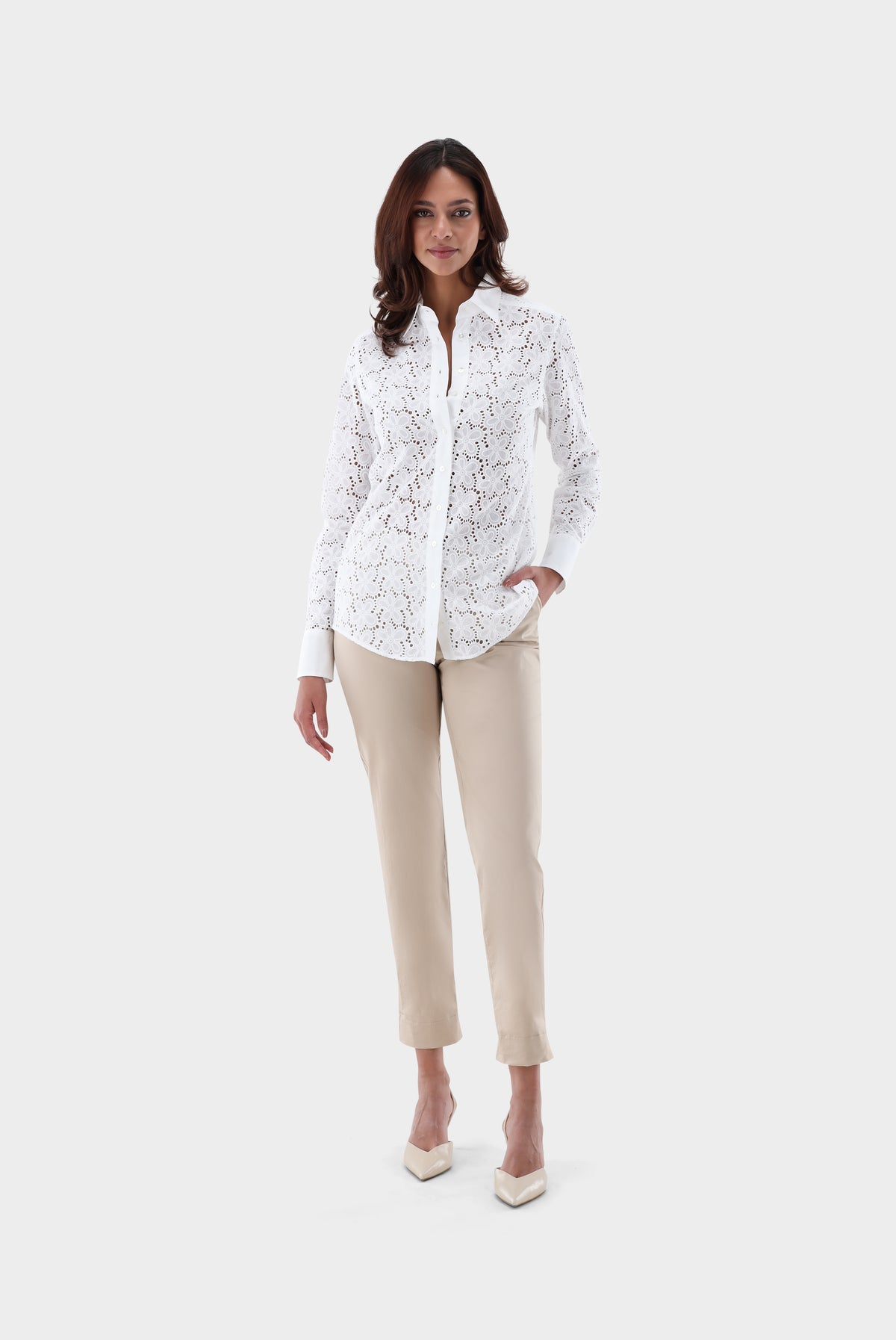 Van Laack-Hemdbluse | mit Blumen-Stickerei-Hemden & Blusen-Black-Deal-Outlet-by-ARCHIVIST