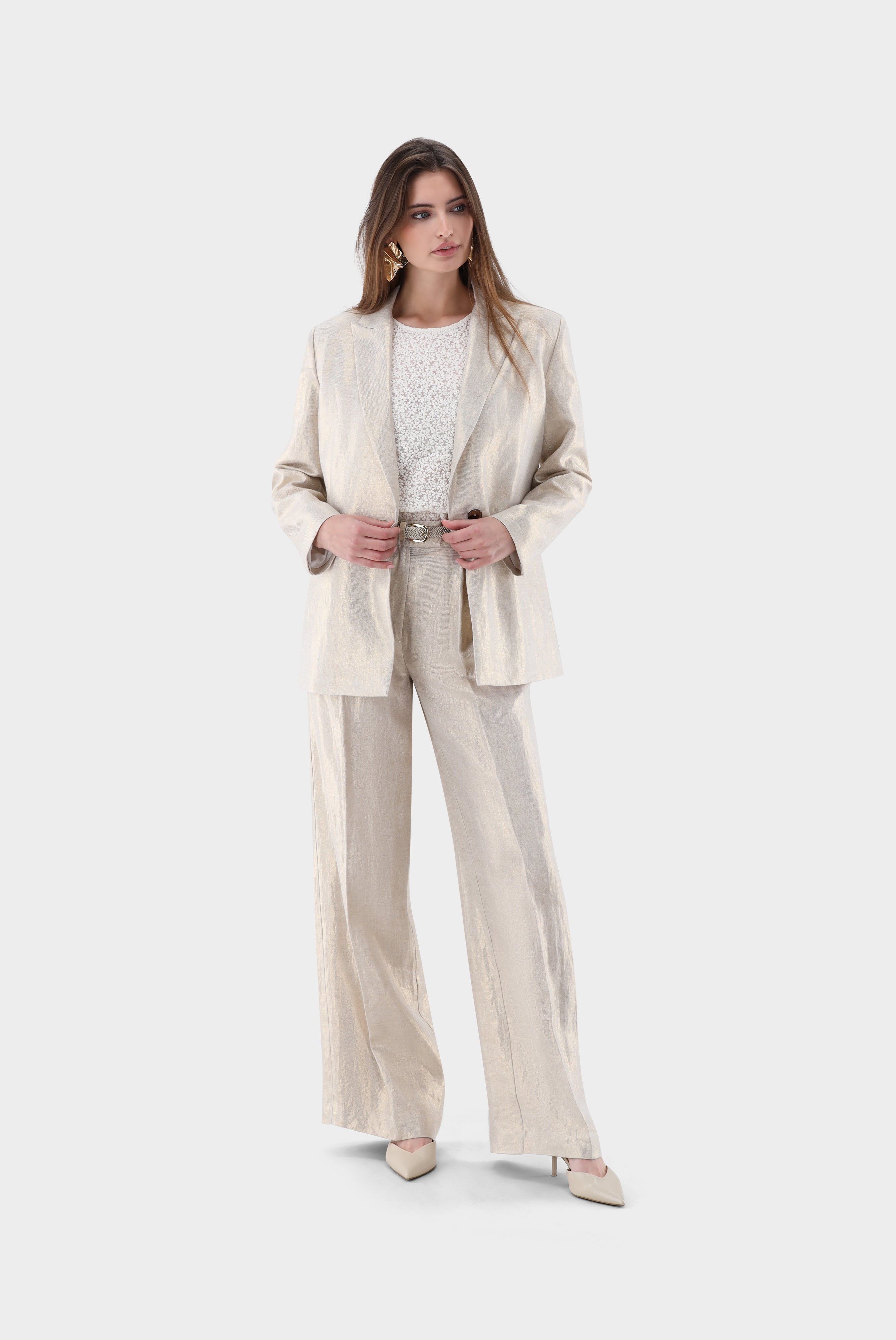 Blazer | mit Glitzer-Effekt