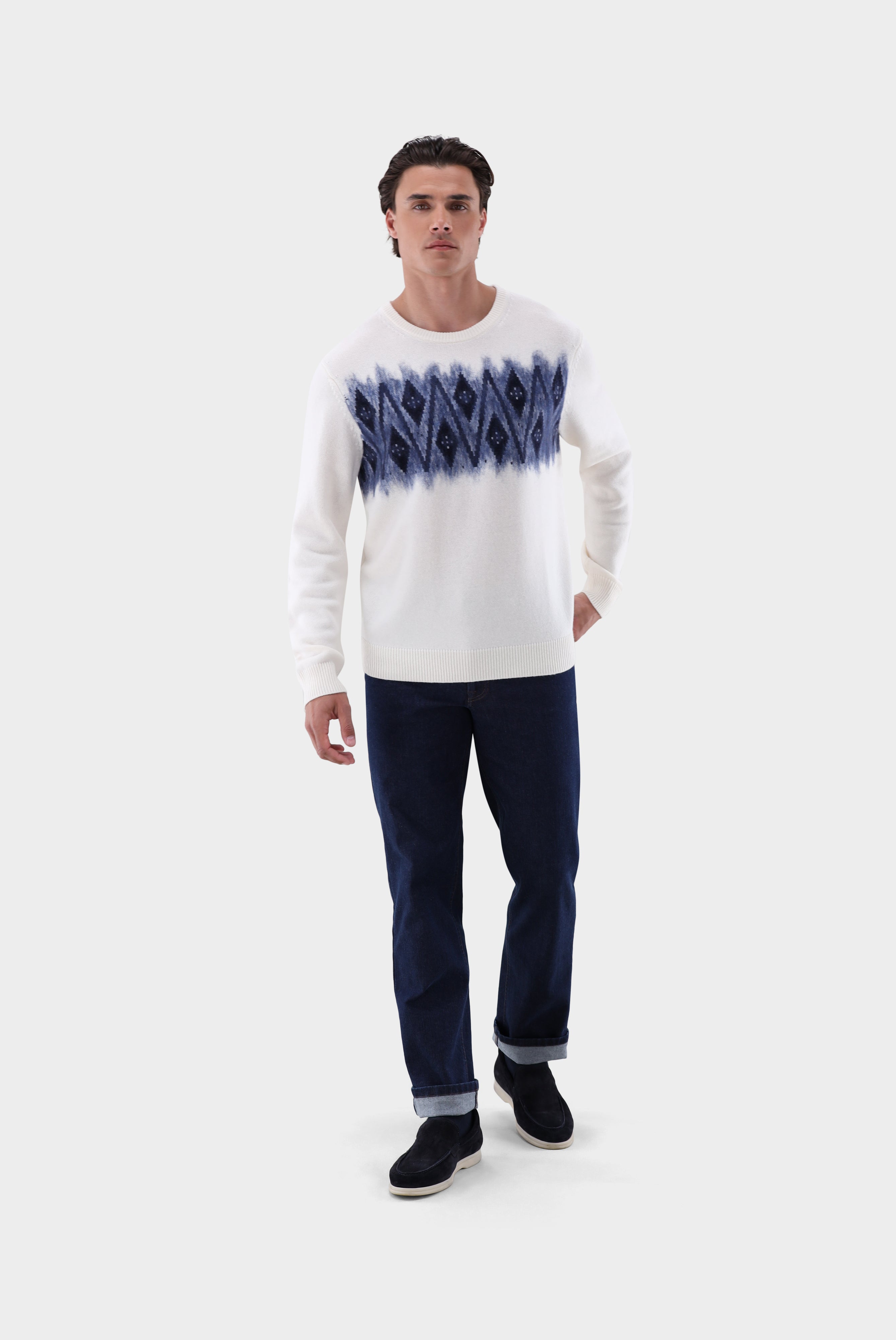 Norweger | mit Rundhals-Strick & Pullover-Van Laack-OUTLET-ARCHIVIST-ARCHIVE-SALE
