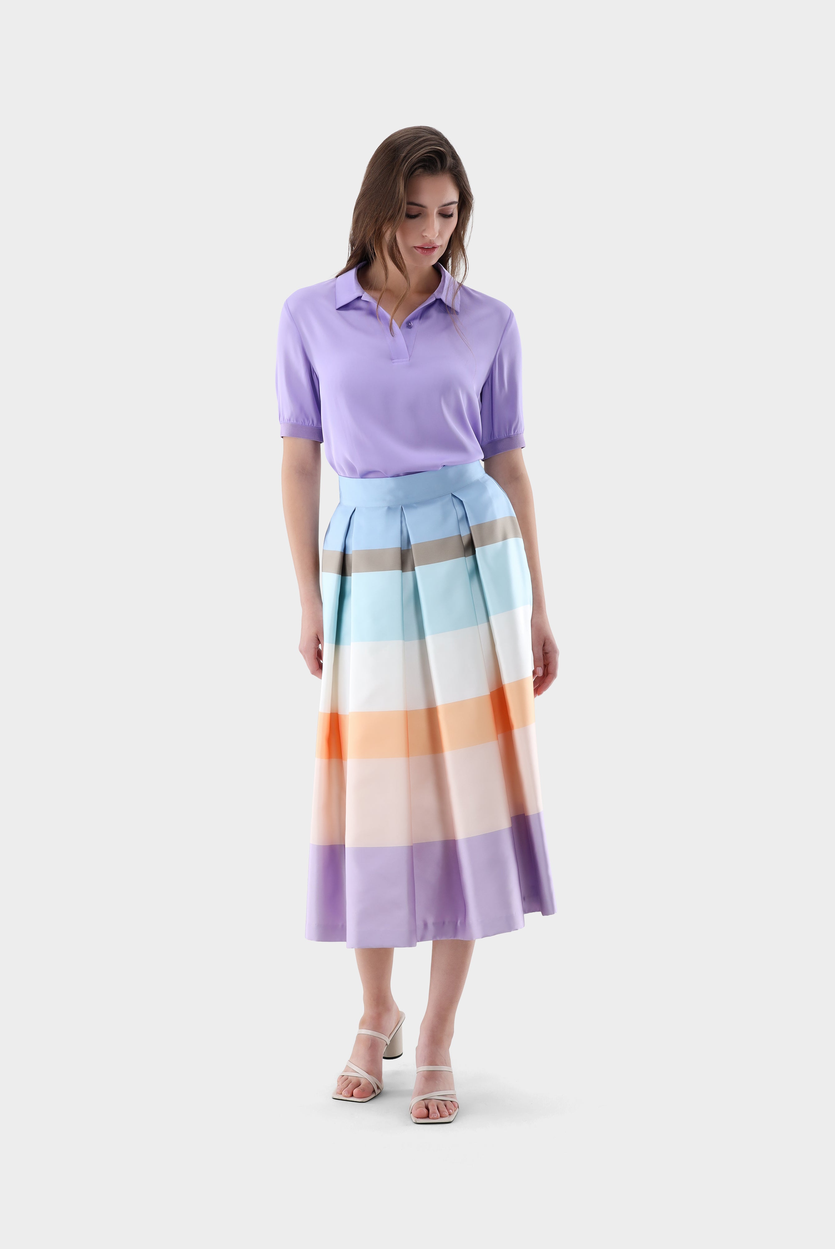 Poloshirt | aus Seidensatin-Hemden & Blusen-Van Laack-OUTLET-ARCHIVIST-ARCHIVE-SALE