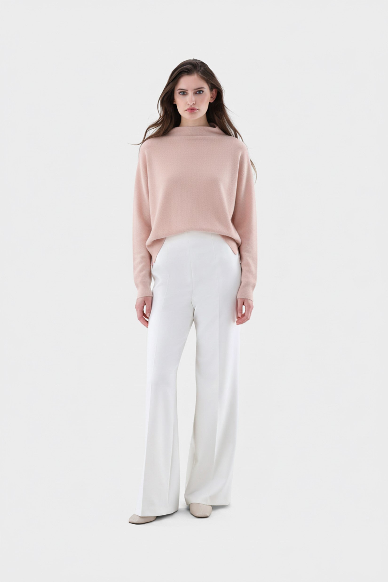 Stehkragenpullover | loose fit