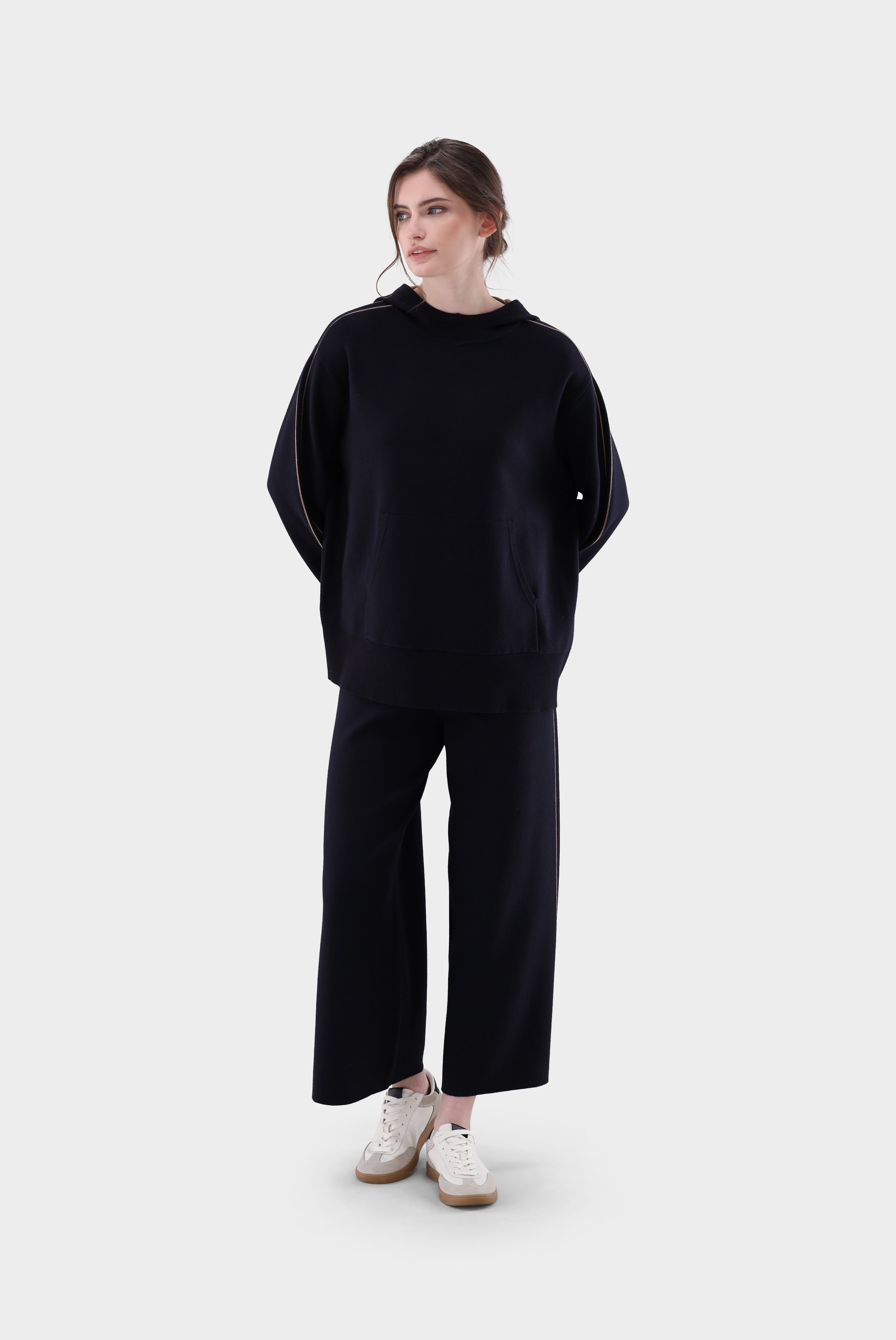 Kapuzenpullover | aus Doppelstrick