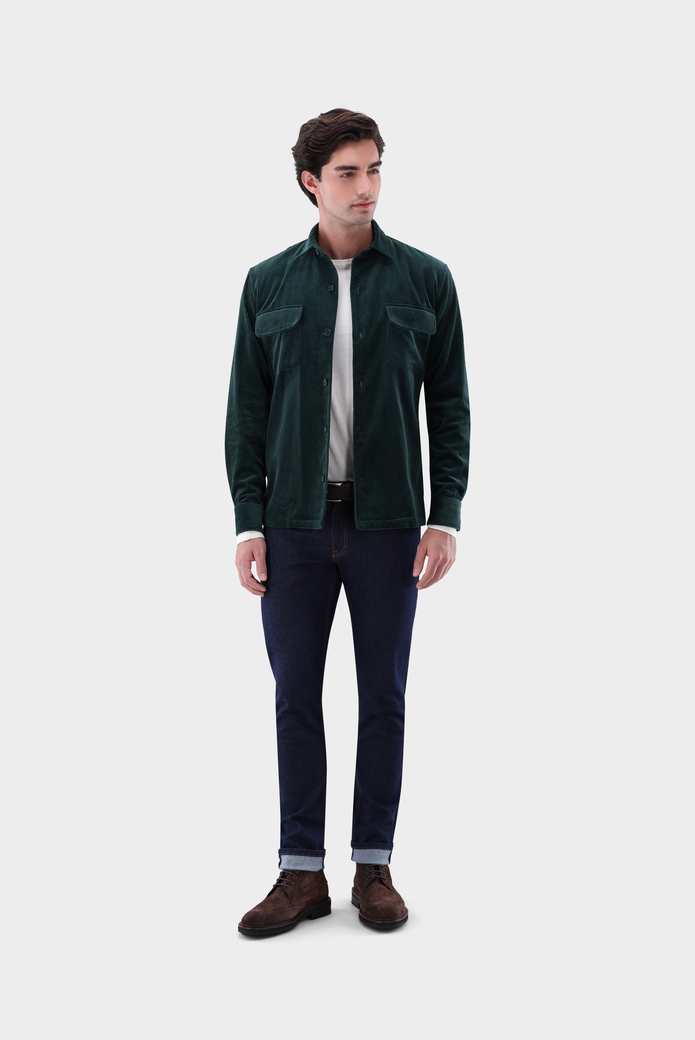Overshirt | aus weichem Breitcord-Hemden & Blusen-Van Laack-OUTLET-ARCHIVIST-ARCHIVE-SALE