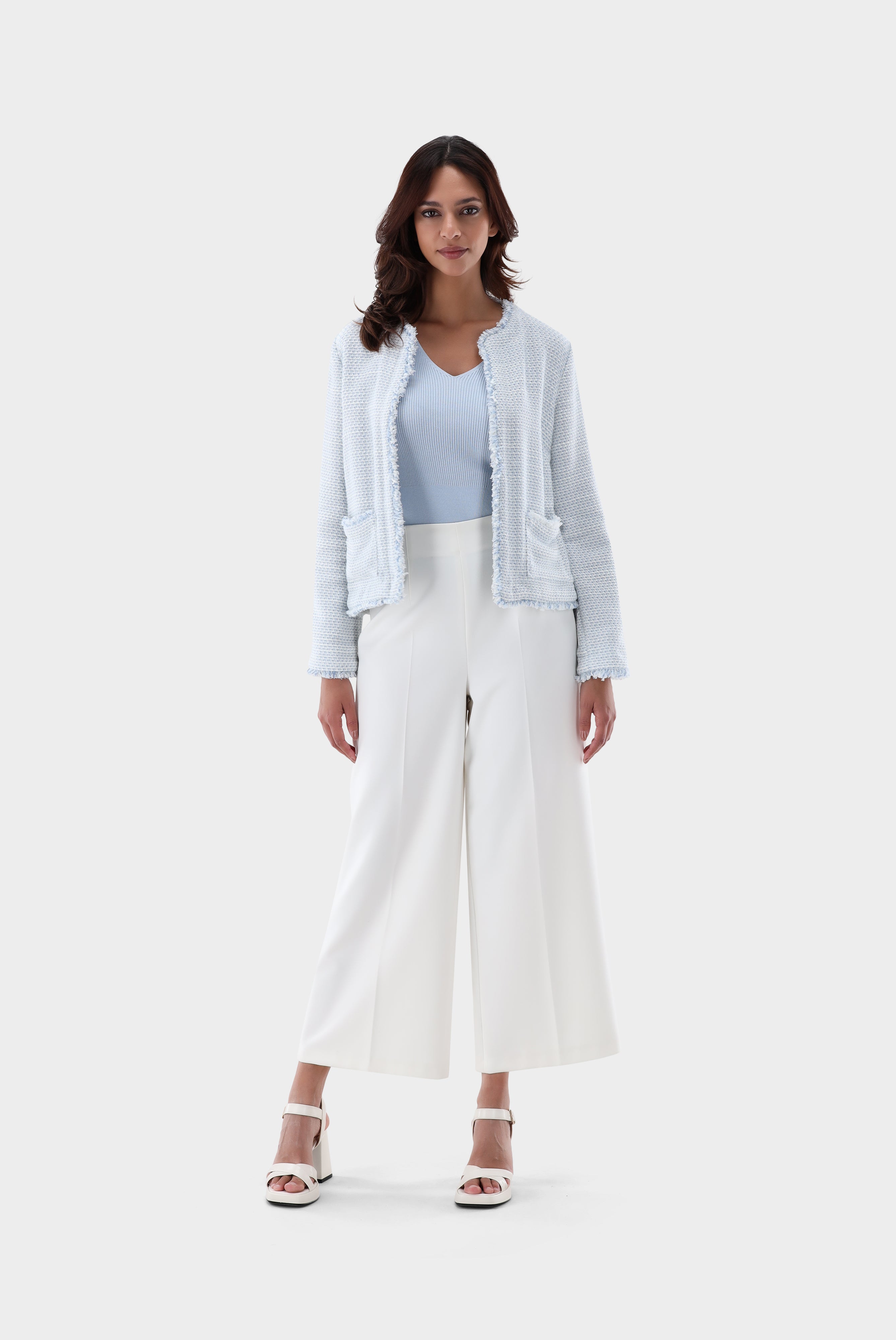 Van Laack-Jacke | aus Bouclé mit Fransen-Jacken & Mäntel-Black-Deal-Outlet-by-ARCHIVIST