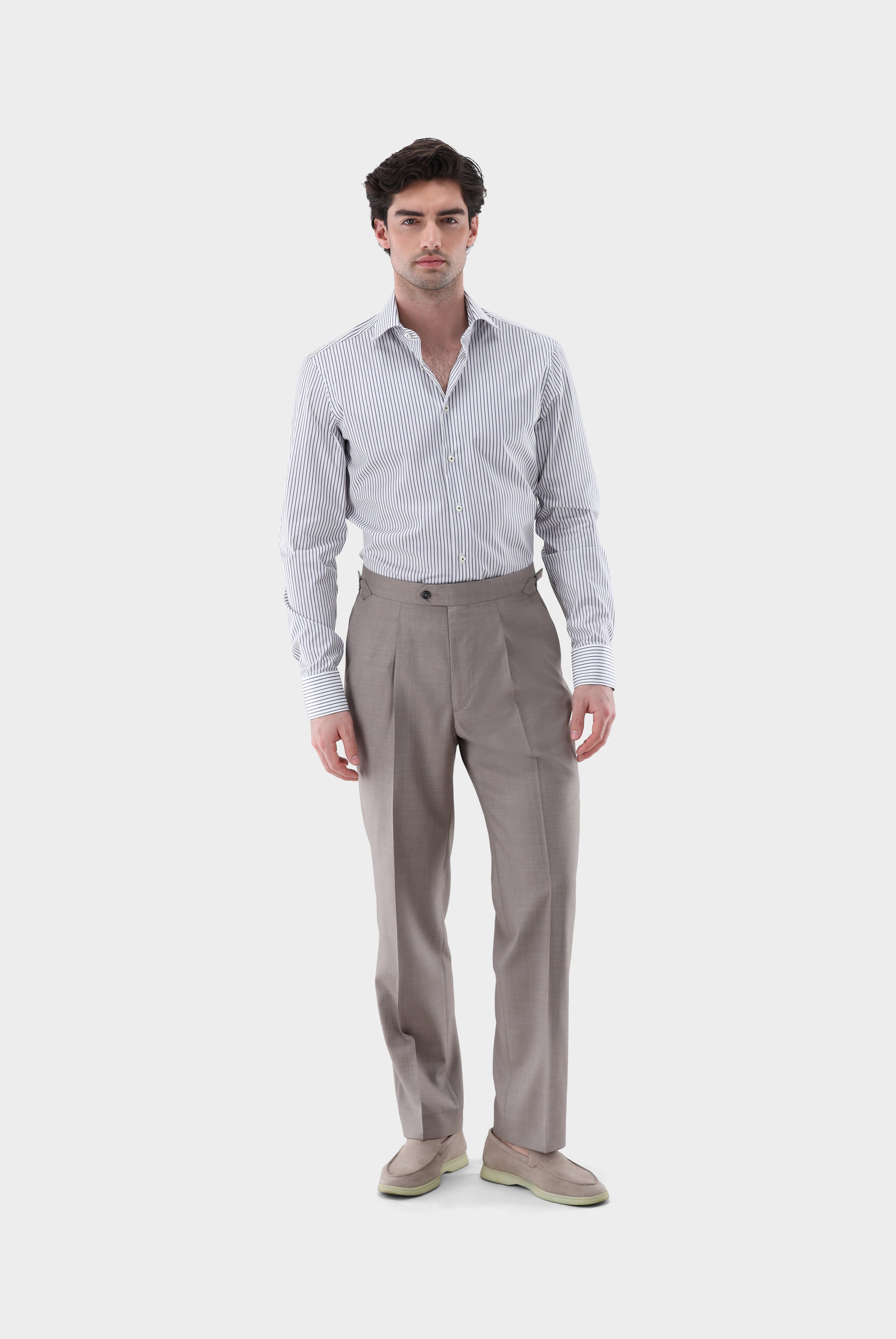 Bügelfreies Businesshemd | gestreift Tailor Fit