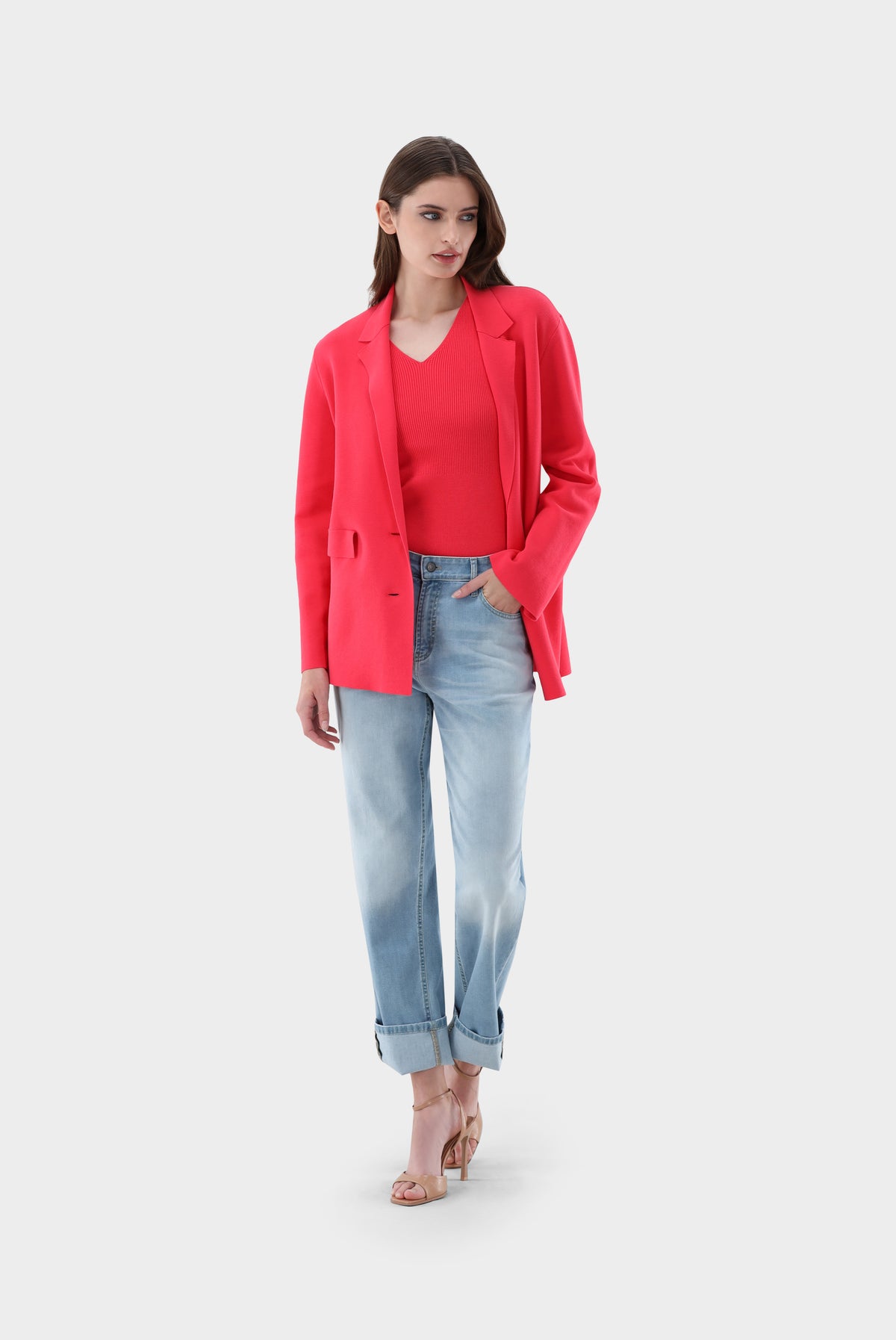 Van Laack-Strick Blazer aus Air Cotton-Jacken & Mäntel-Black-Deal-Outlet-by-ARCHIVIST
