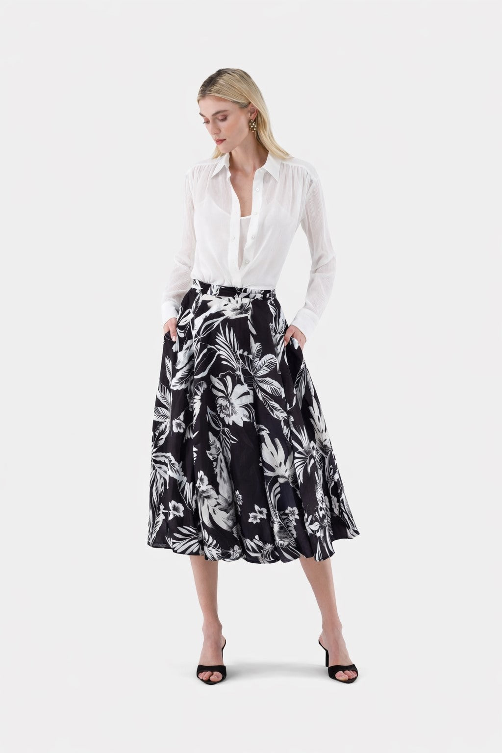 Lockere Hemdbluse | mit Crinkle-Effekt