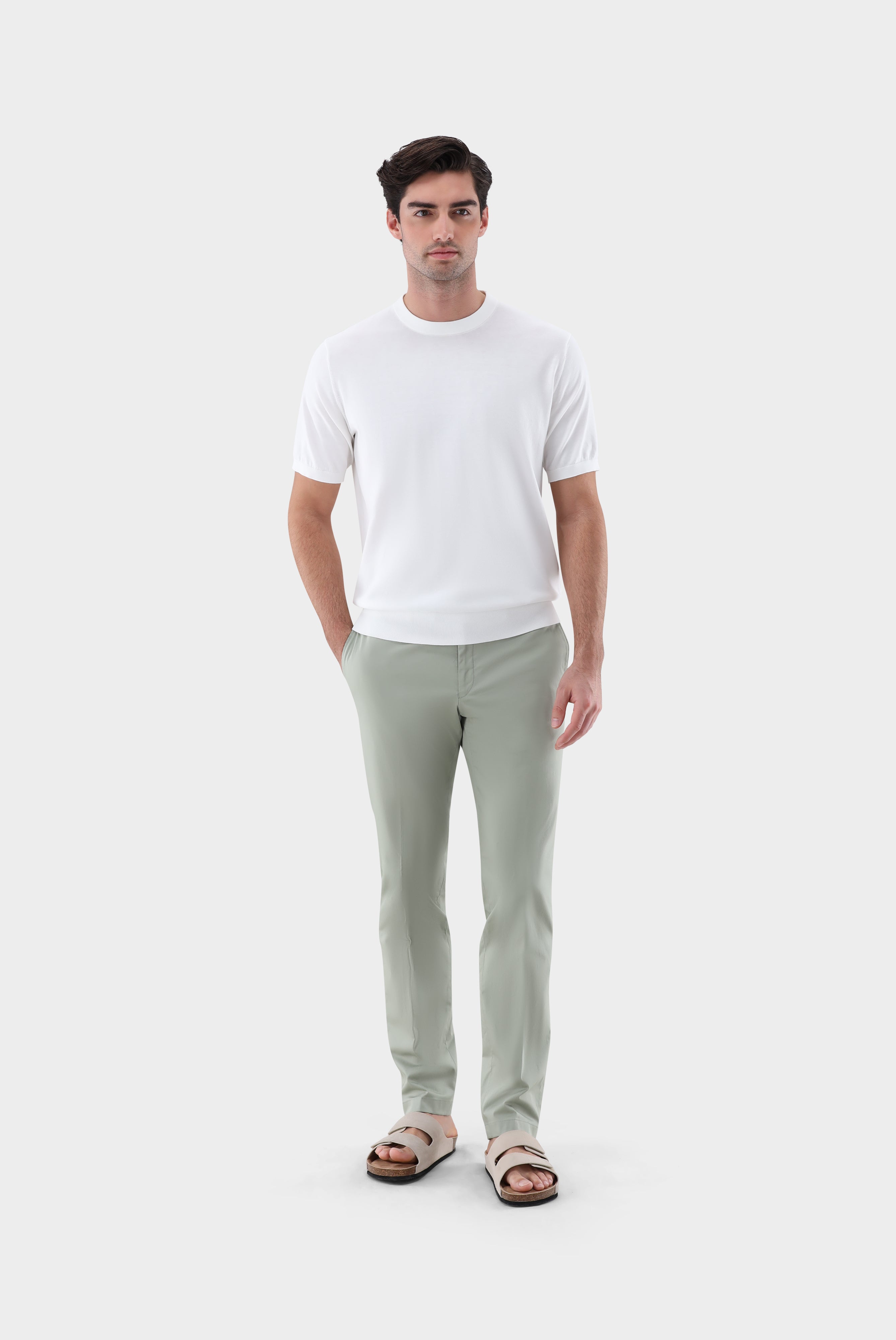 Strick T-Shirt | mit Baumwolle und Seide-Shirts-Van Laack-OUTLET-ARCHIVIST-ARCHIVE-SALE