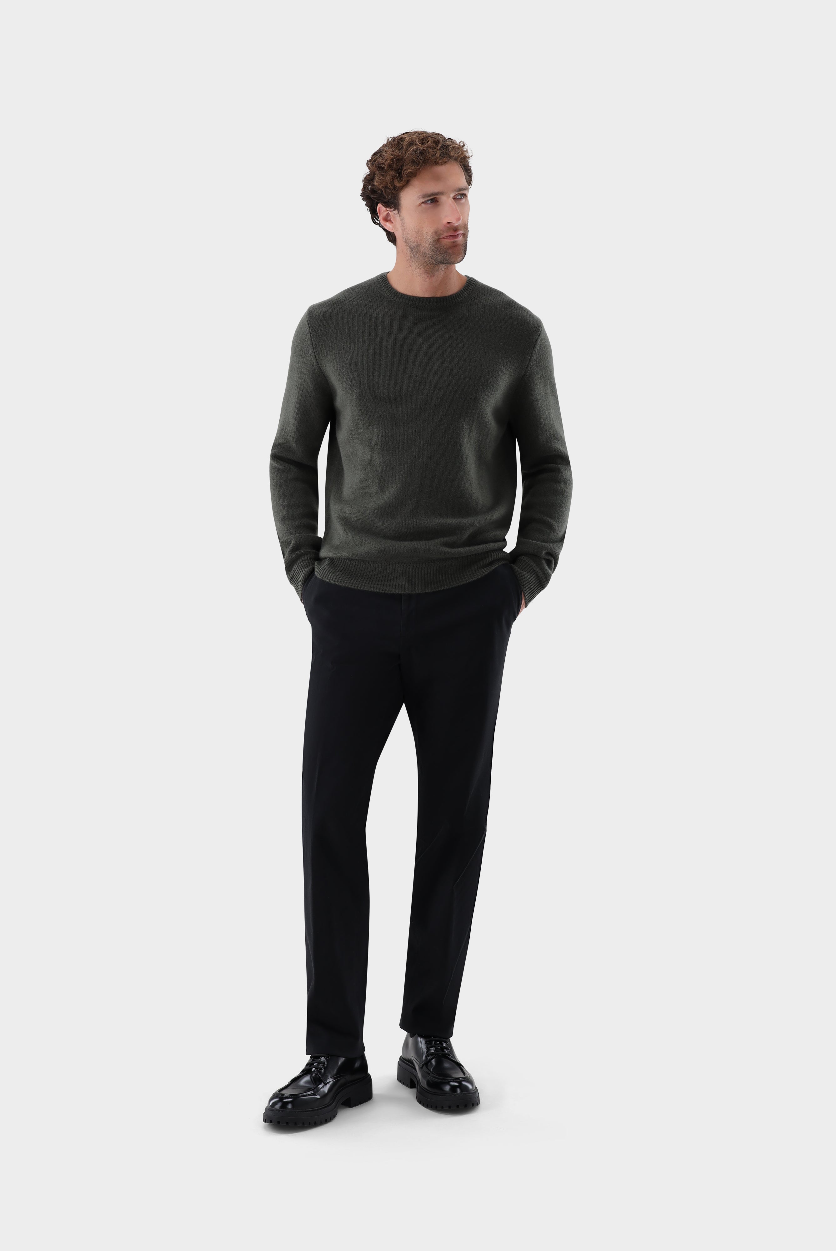 Rundhalspullover | aus Kaschmir-Strick & Pullover-Van Laack-OUTLET-ARCHIVIST-ARCHIVE-SALE