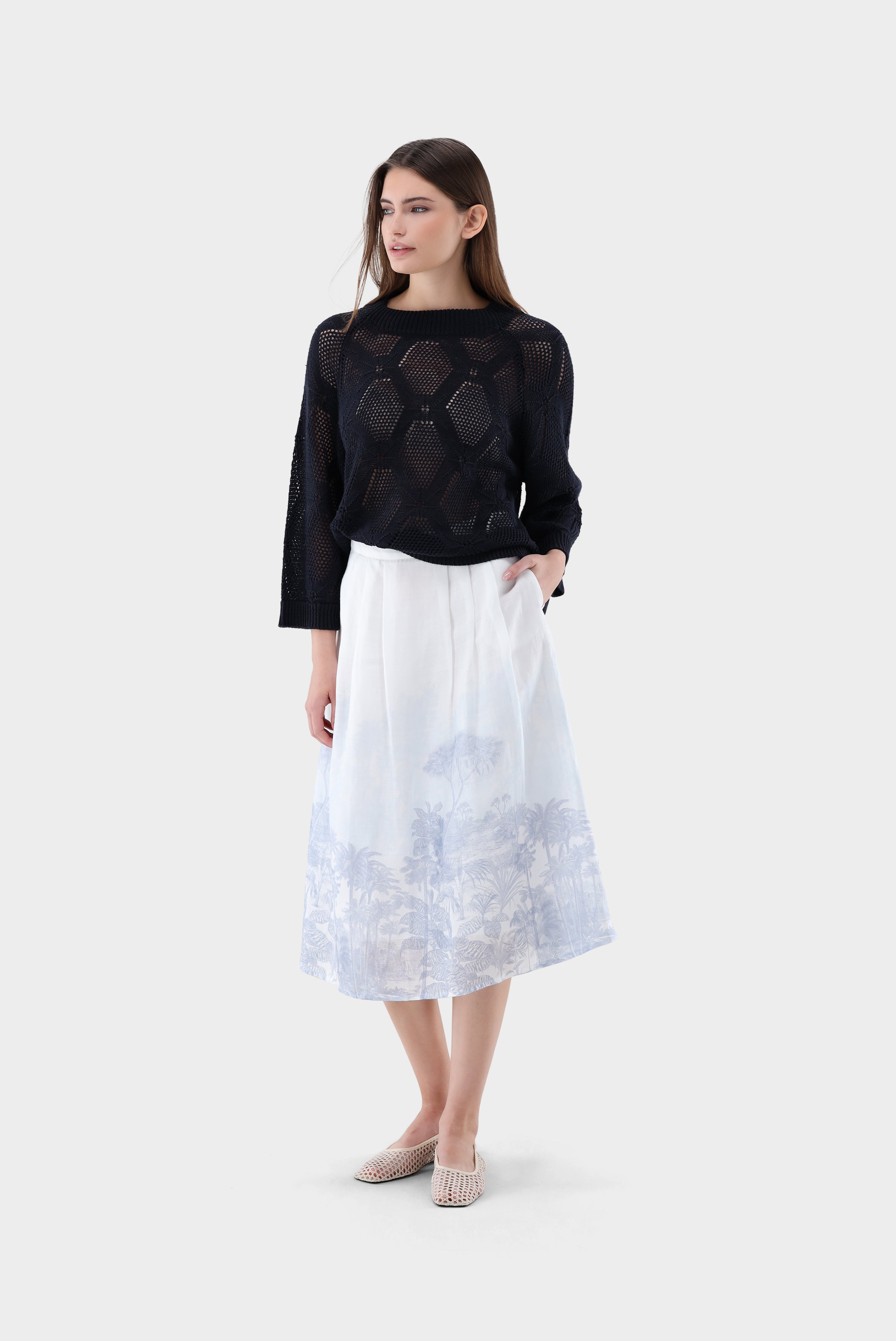 Loose Fit Pullover | aus Ajoure Strick
