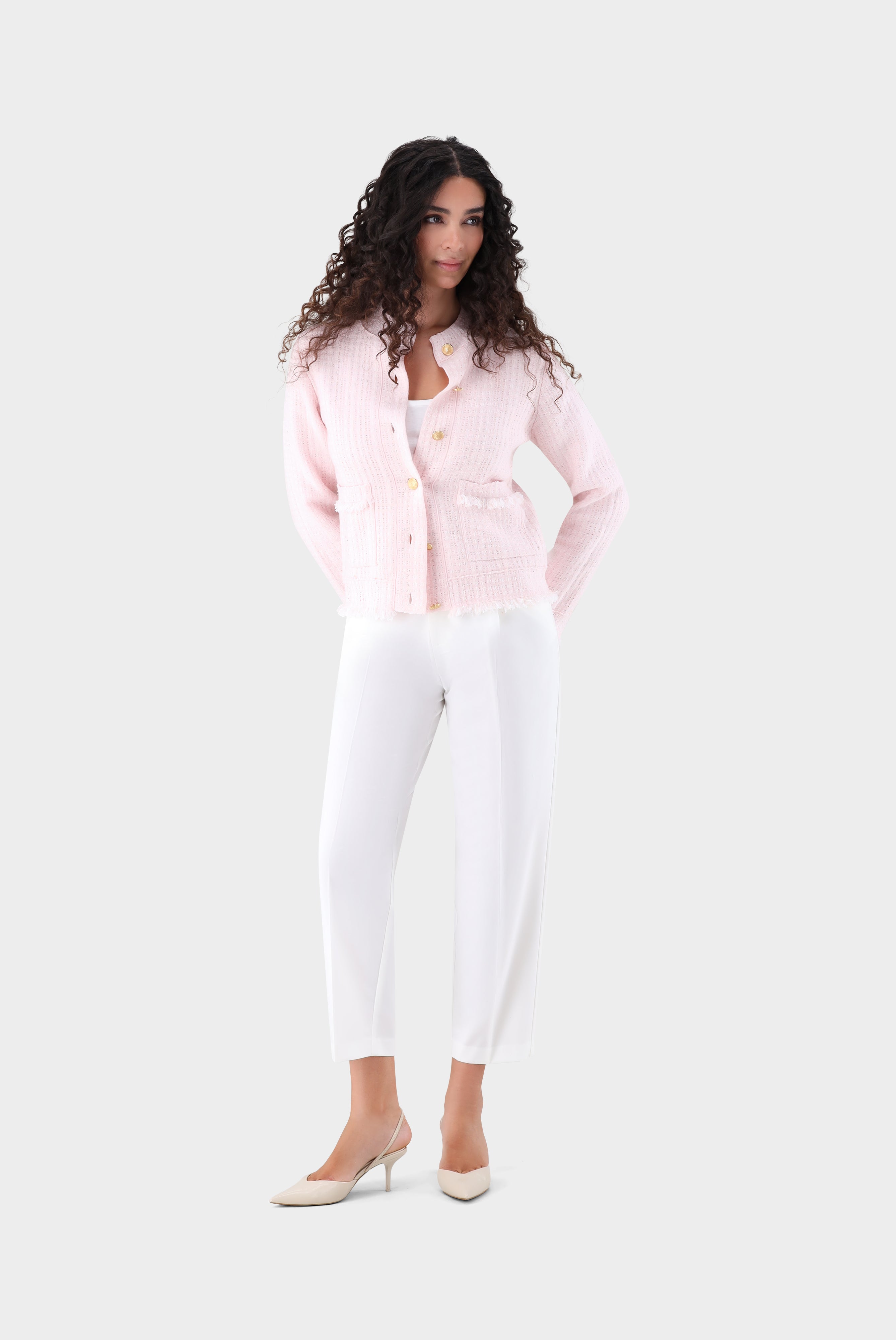 Blazer | gestrickt mit Tweed Optik-Jacken & Mäntel-Van Laack-OUTLET-ARCHIVIST-ARCHIVE-SALE