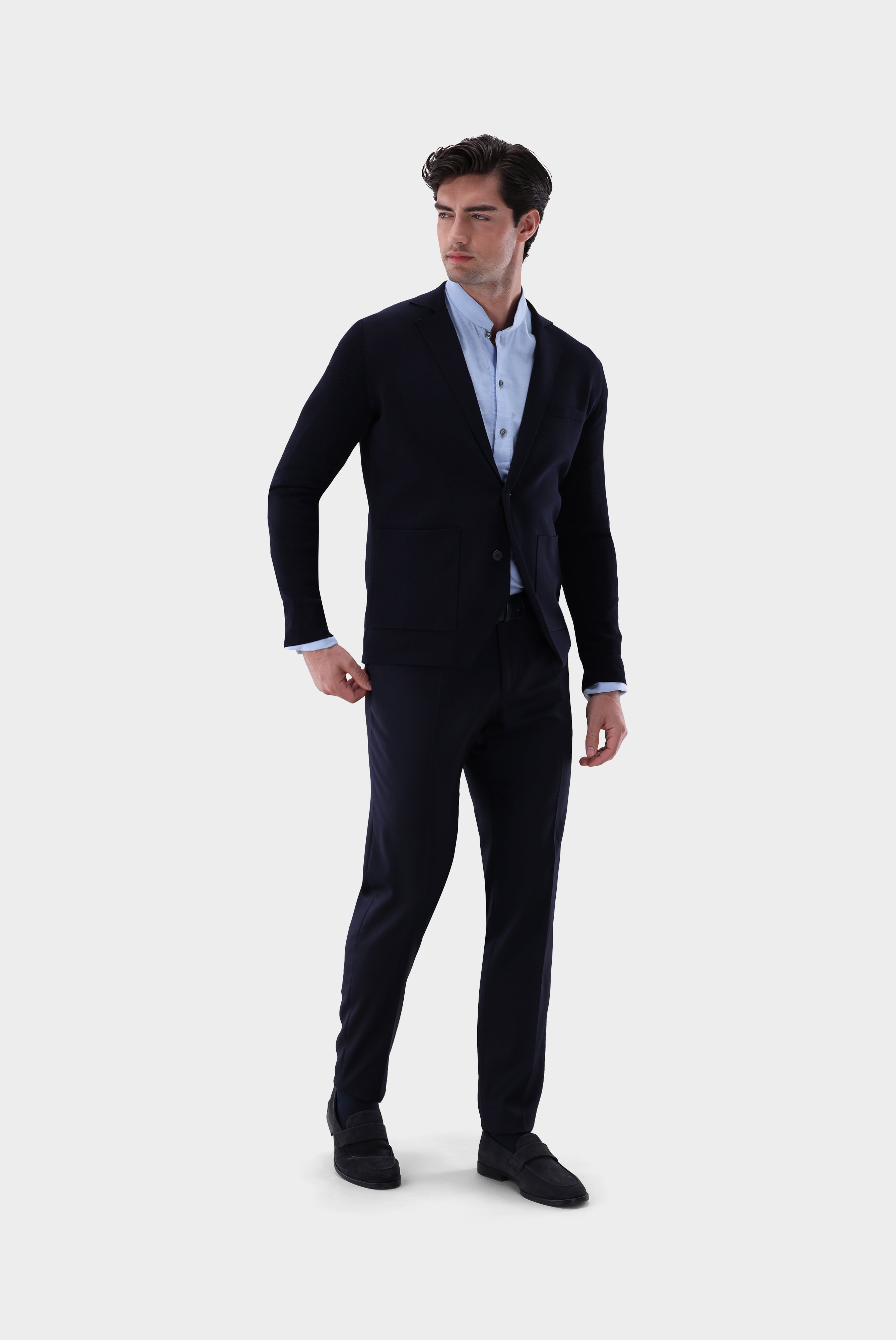 Strick-Blazer | aus Air Cotton-Jacken & Mäntel-Van Laack-OUTLET-ARCHIVIST-ARCHIVE-SALE