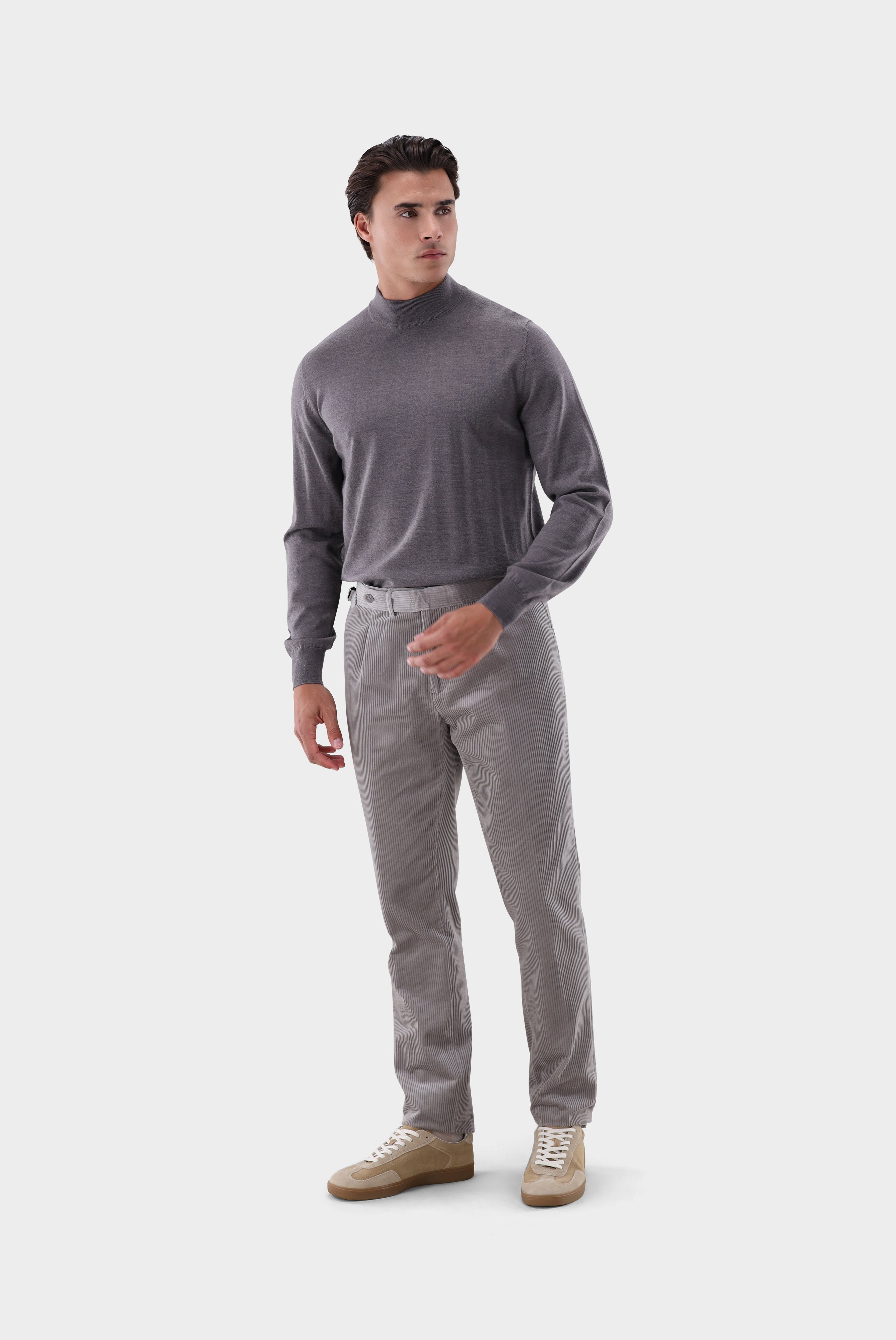 Van Laack-Stehkragenpullover | aus merzerisierter Merinowolle-Strick & Pullover-Black-Deal-Outlet-by-ARCHIVIST