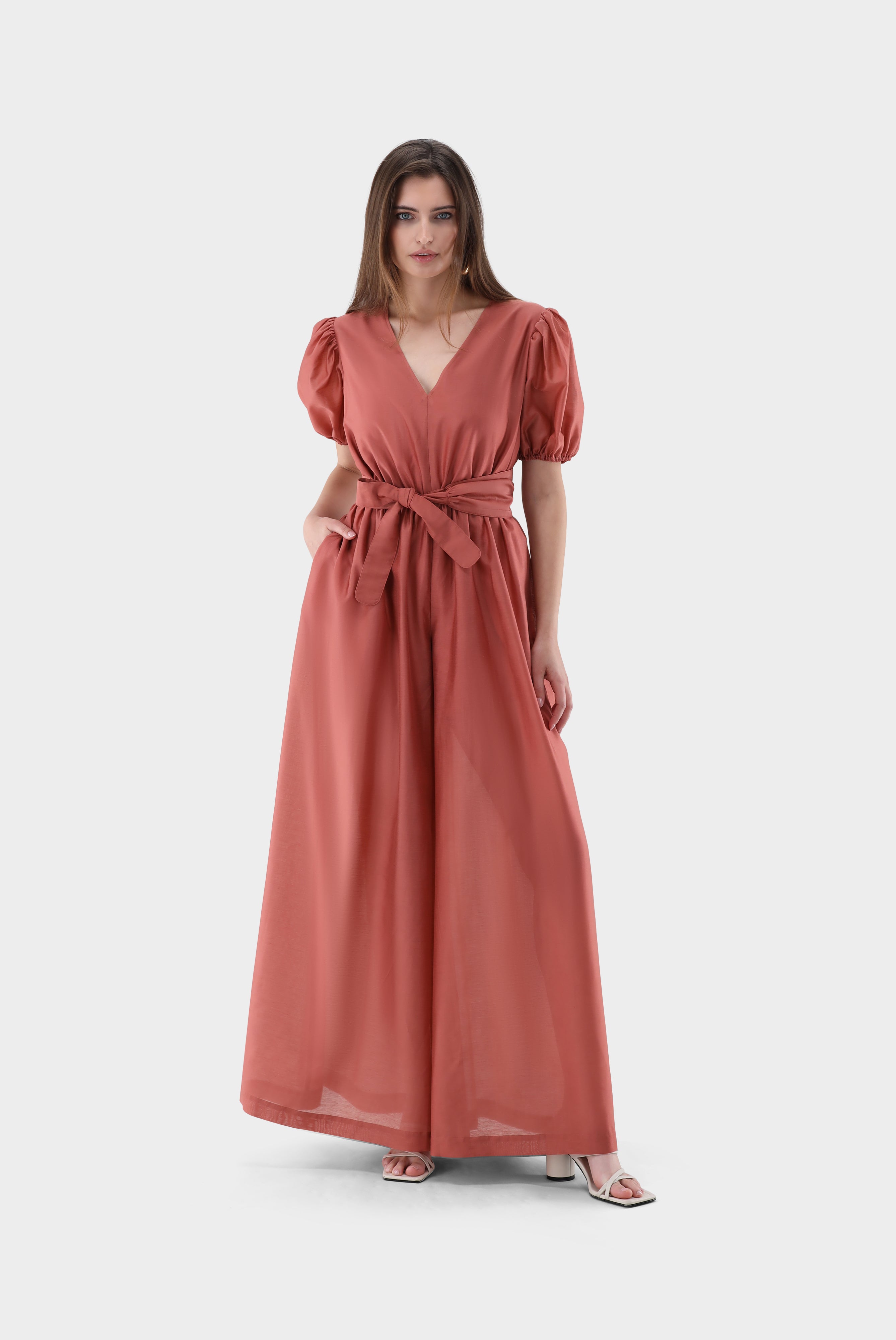 Jumpsuit | mit Leinen und Tencel-UNDEFINIERT-Van Laack-OUTLET-ARCHIVIST-ARCHIVE-SALE