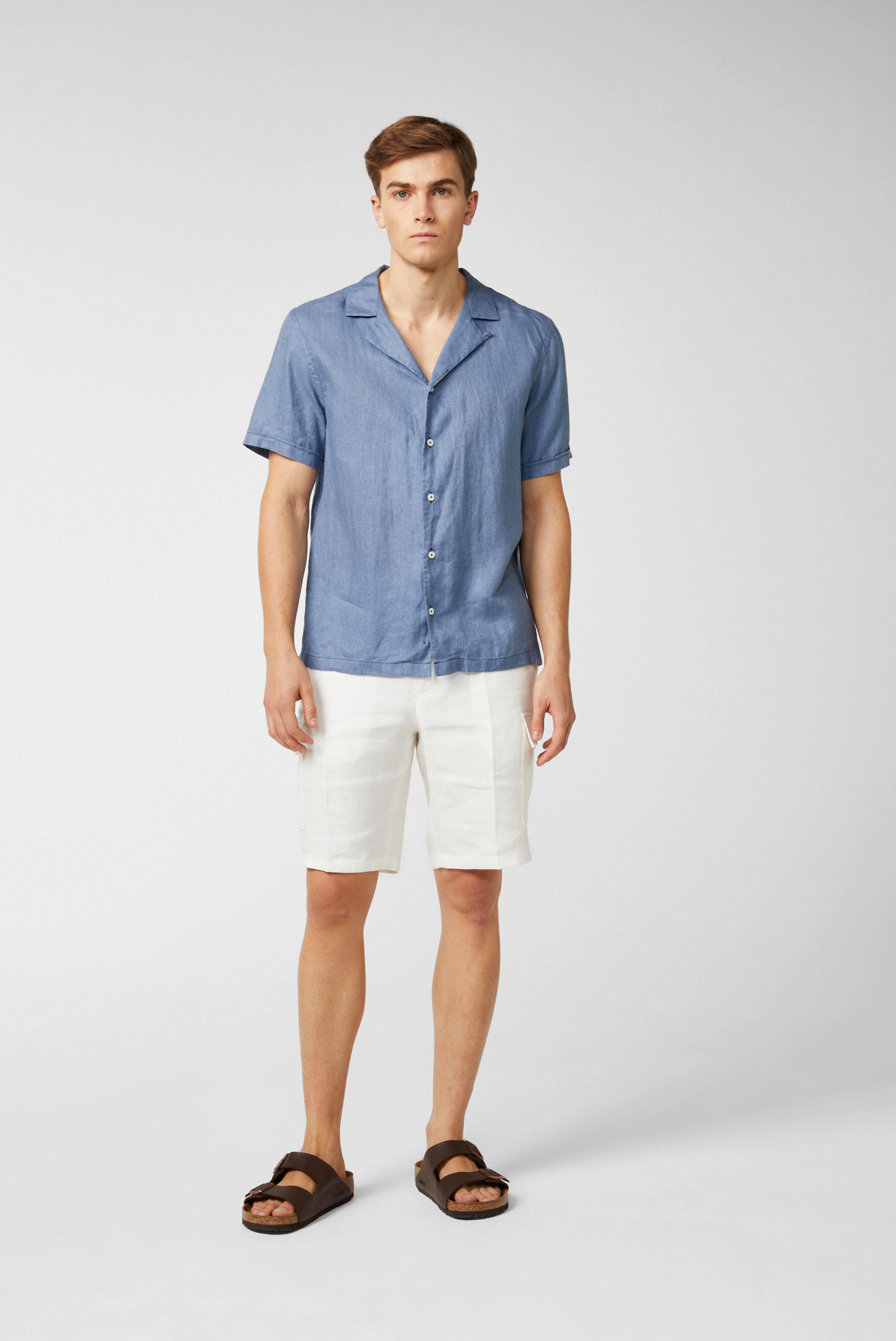 Van Laack-Leinenhemd mit Reverskragen und kastiger Passform Weiß-Hemden & Blusen-Black-Deal-Outlet-by-ARCHIVIST