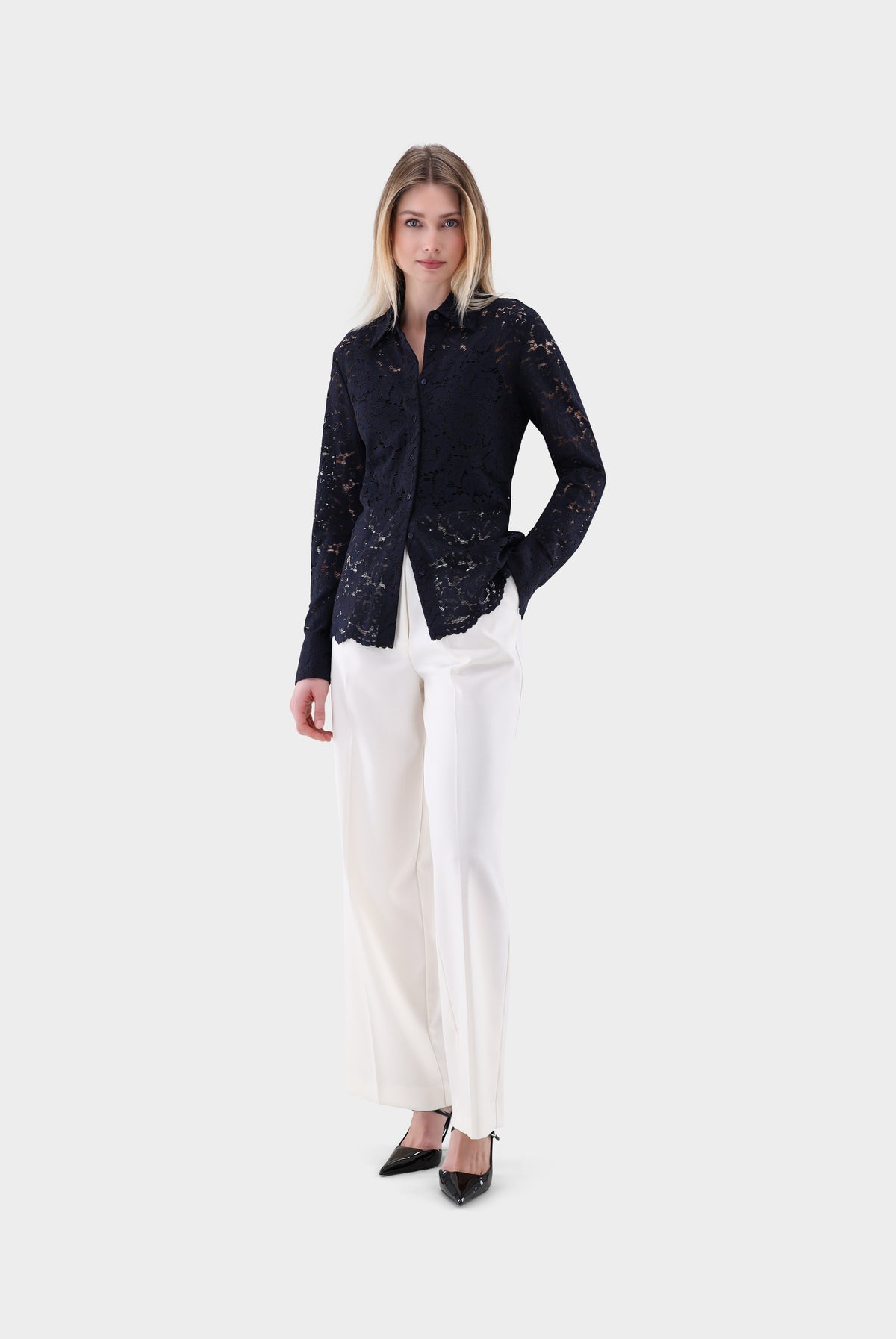 Hemdbluse | mit Spitze-Hemden & Blusen-Van Laack-OUTLET-ARCHIVIST-ARCHIVE-SALE