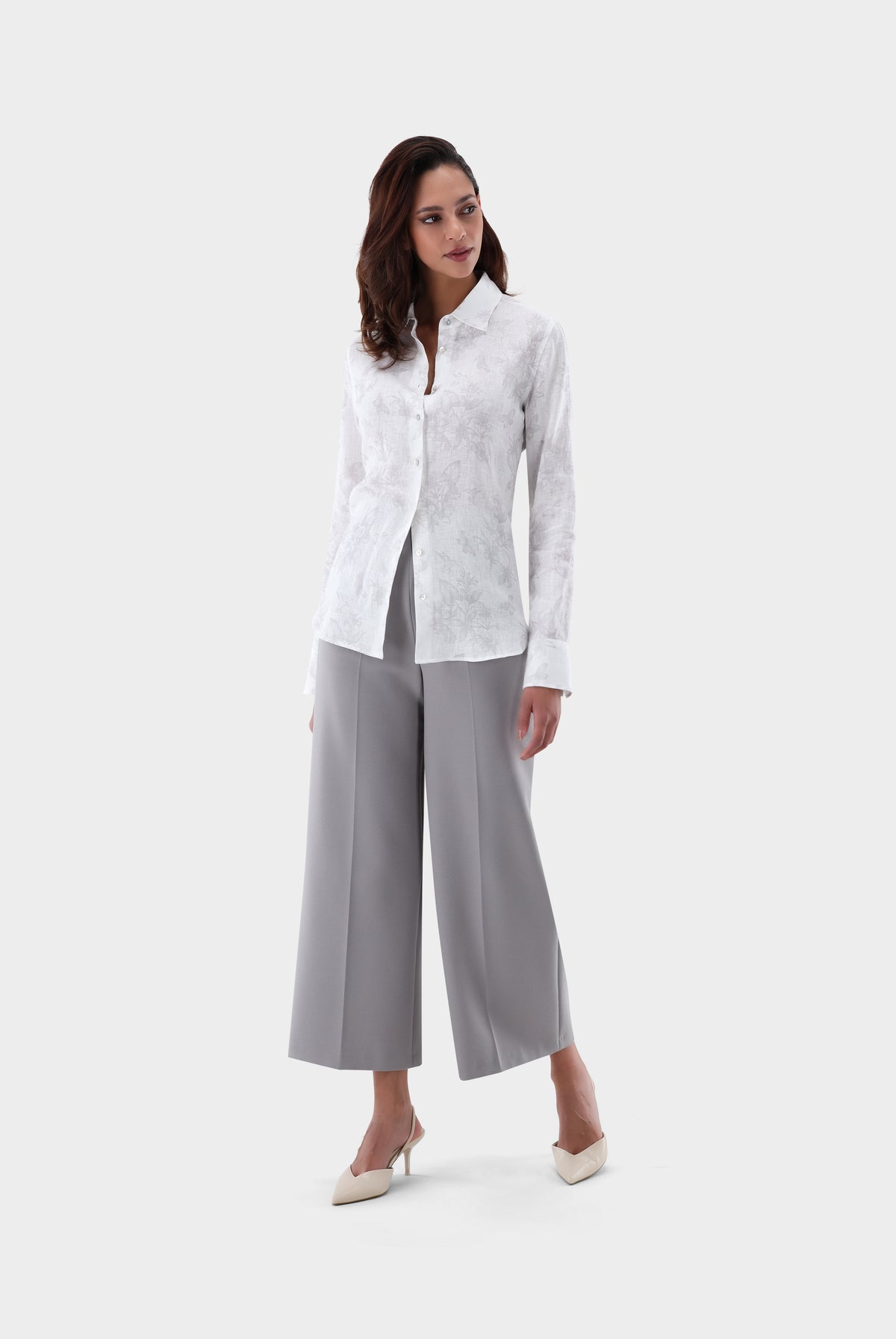 Van Laack-Hemdbluse | aus Leinen mit Schmetterlings-Druck-Hemden & Blusen-Black-Deal-Outlet-by-ARCHIVIST