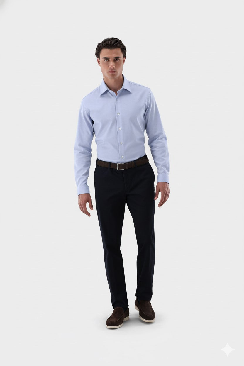 Flanellhemd | mit lockerer Passform-Hemden & Blusen-Van Laack-OUTLET-Hellblau-S-ARCHIVIST-ARCHIVE-SALE