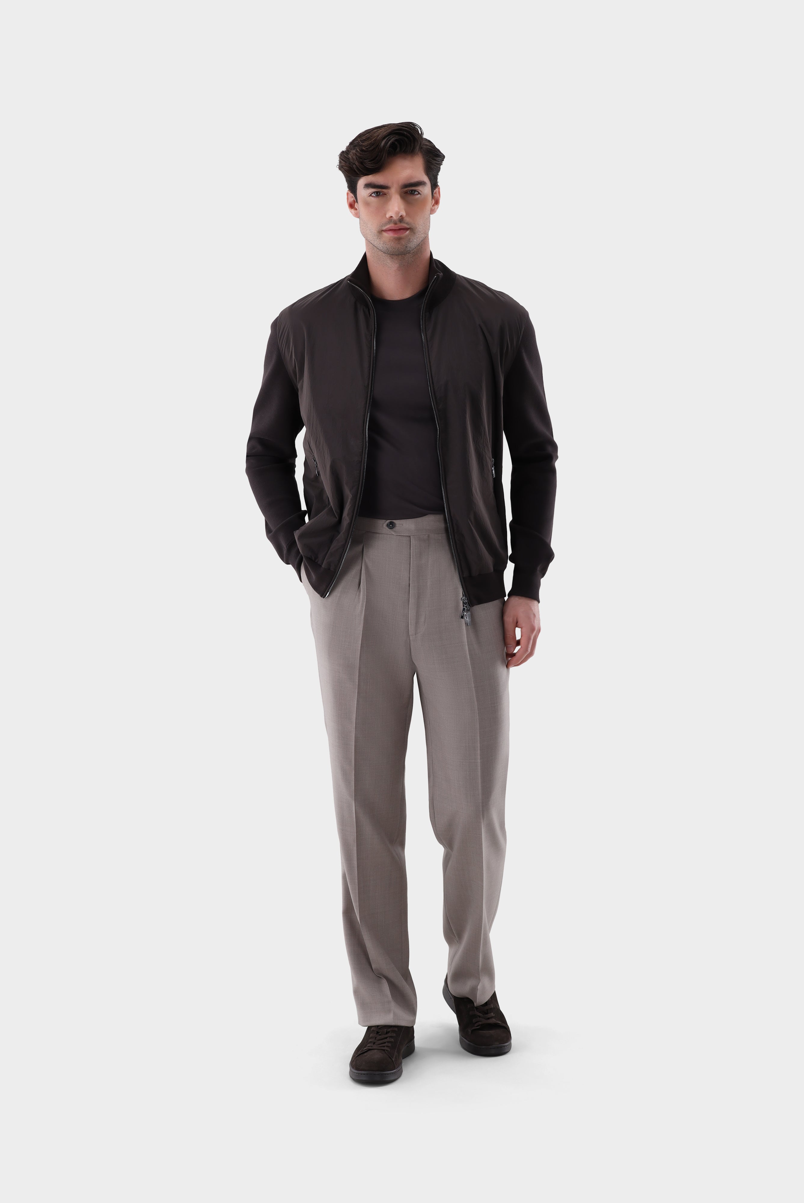Hybrid-Strickjacke | mit Baumwolle
