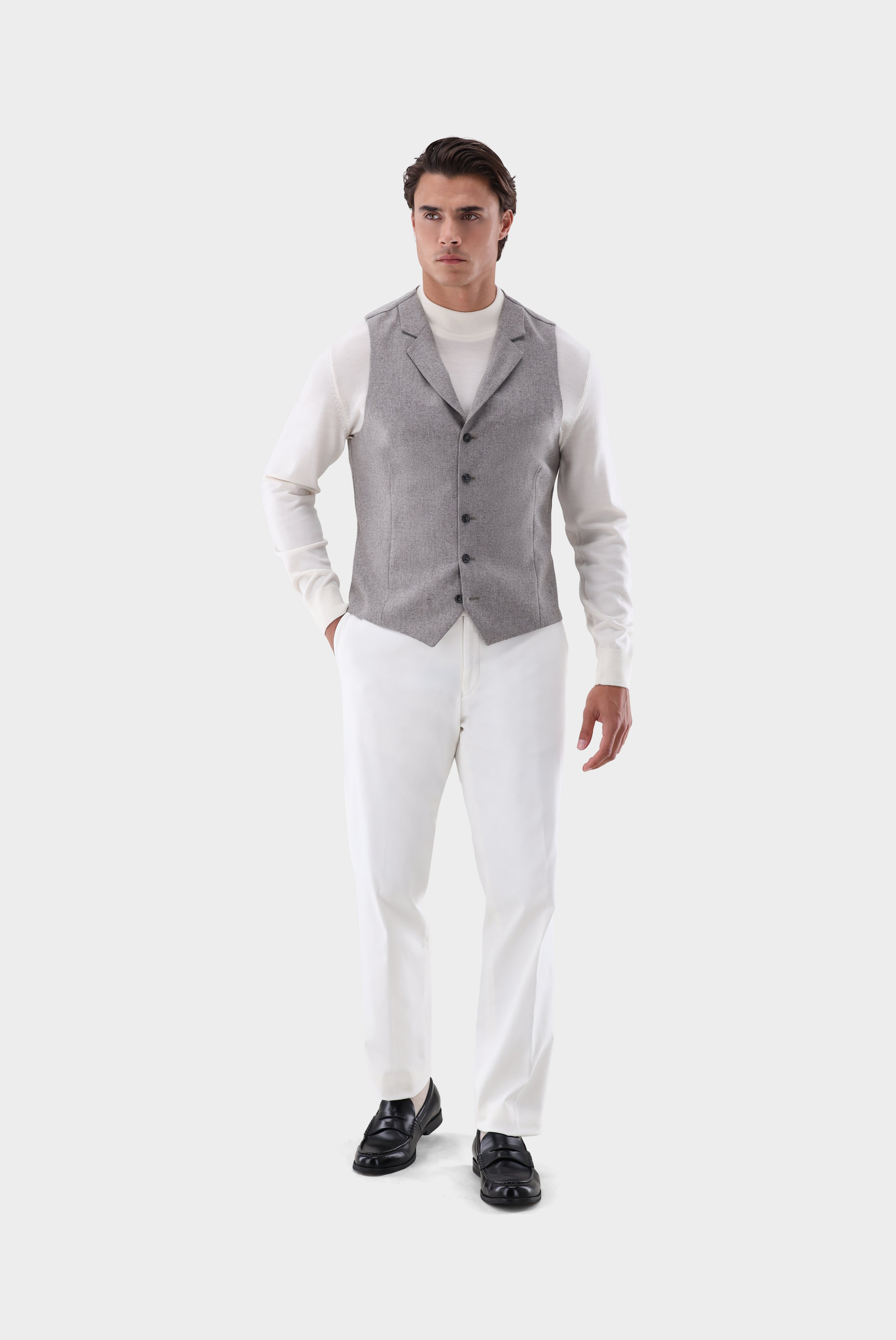 Weste | aus Woll-Flanell