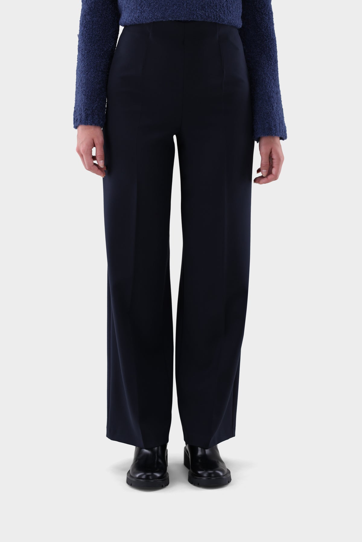 Hose | mit weitem Bein und Bügelfalten-Hosen-Van Laack-OUTLET-navy-36-ARCHIVIST-ARCHIVE-SALE