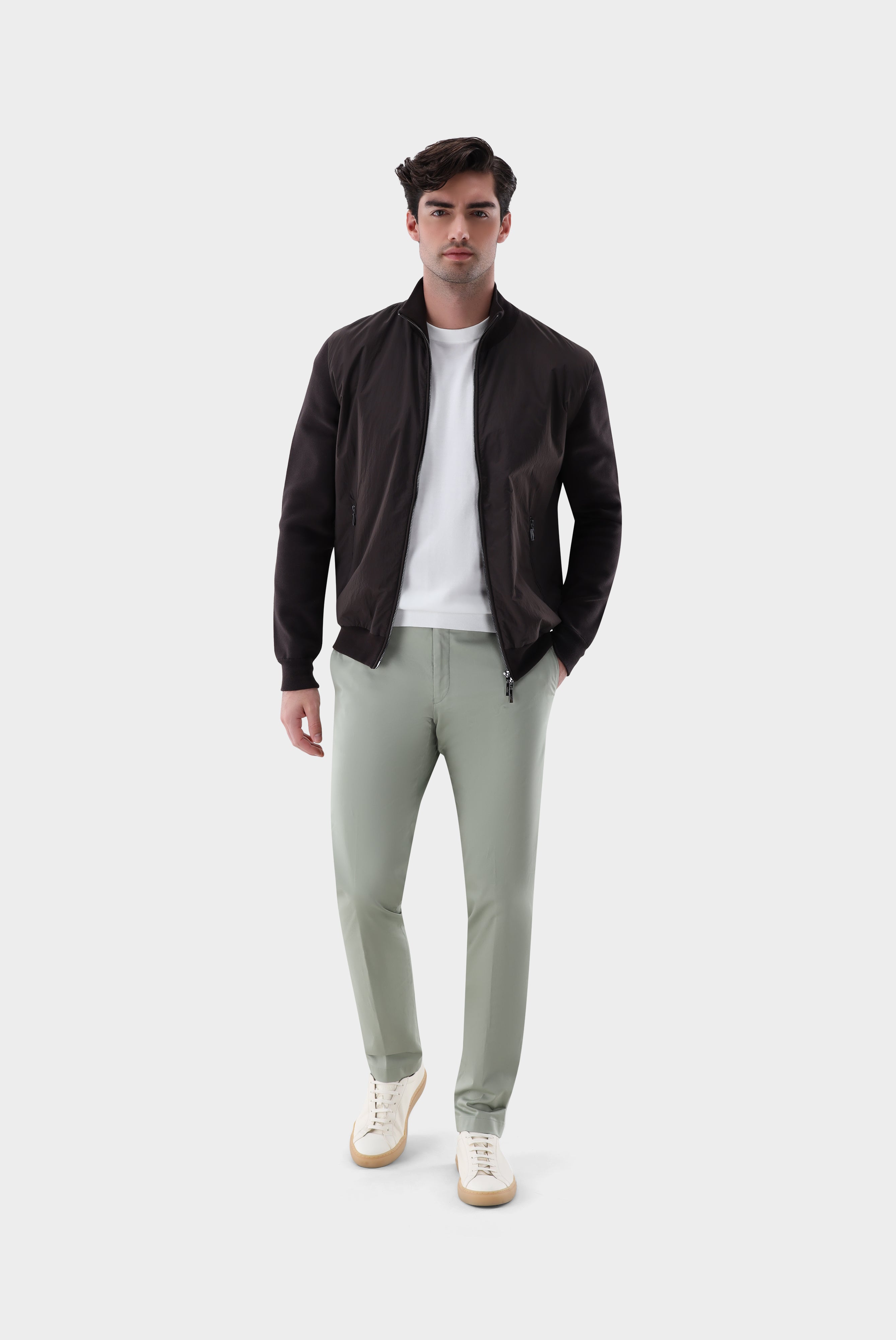 Chino | mit Stretch Slim Fit-Hosen-Van Laack-OUTLET-ARCHIVIST-ARCHIVE-SALE