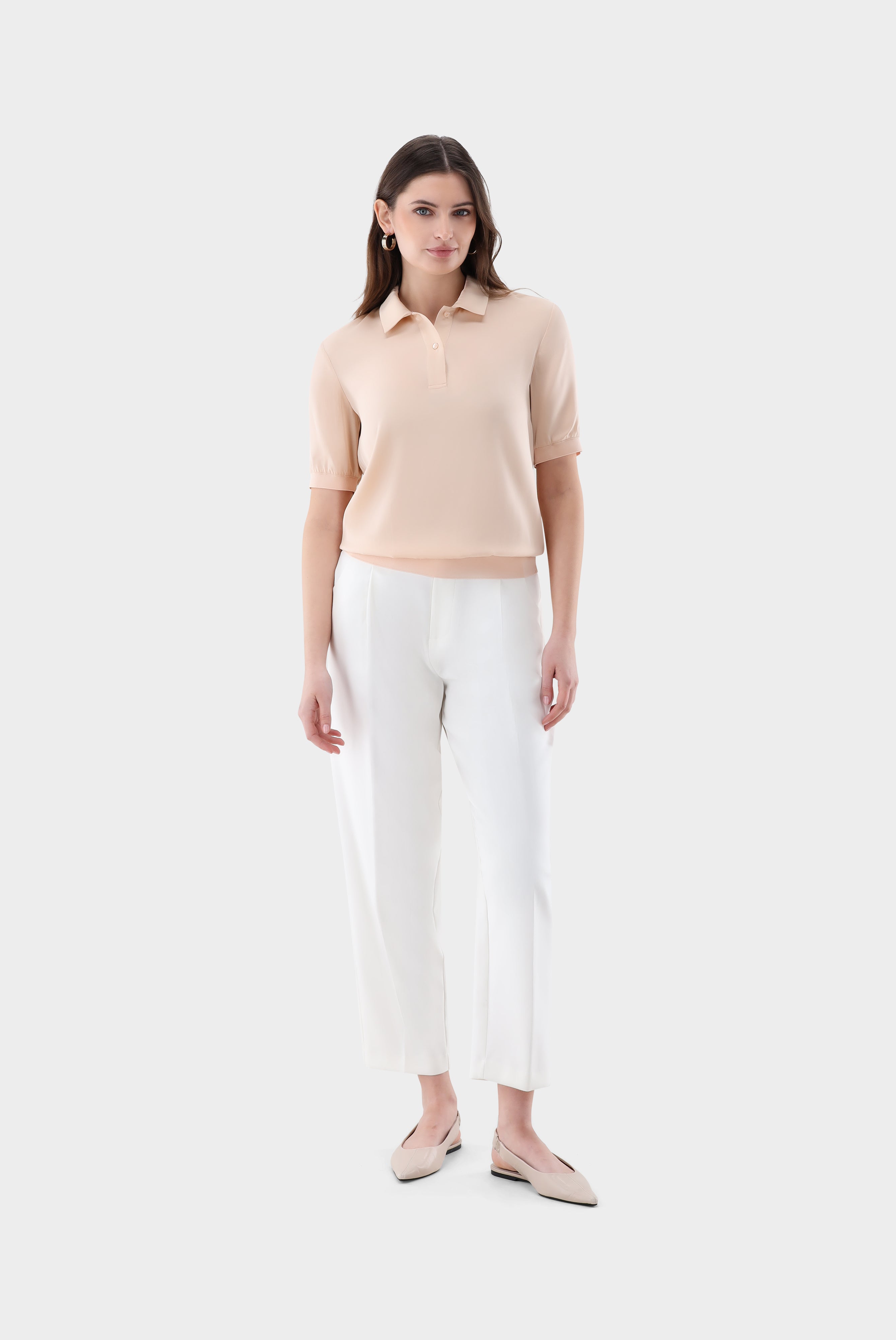 Poloshirt | aus Seidensatin-Hemden & Blusen-Van Laack-OUTLET-ARCHIVIST-ARCHIVE-SALE