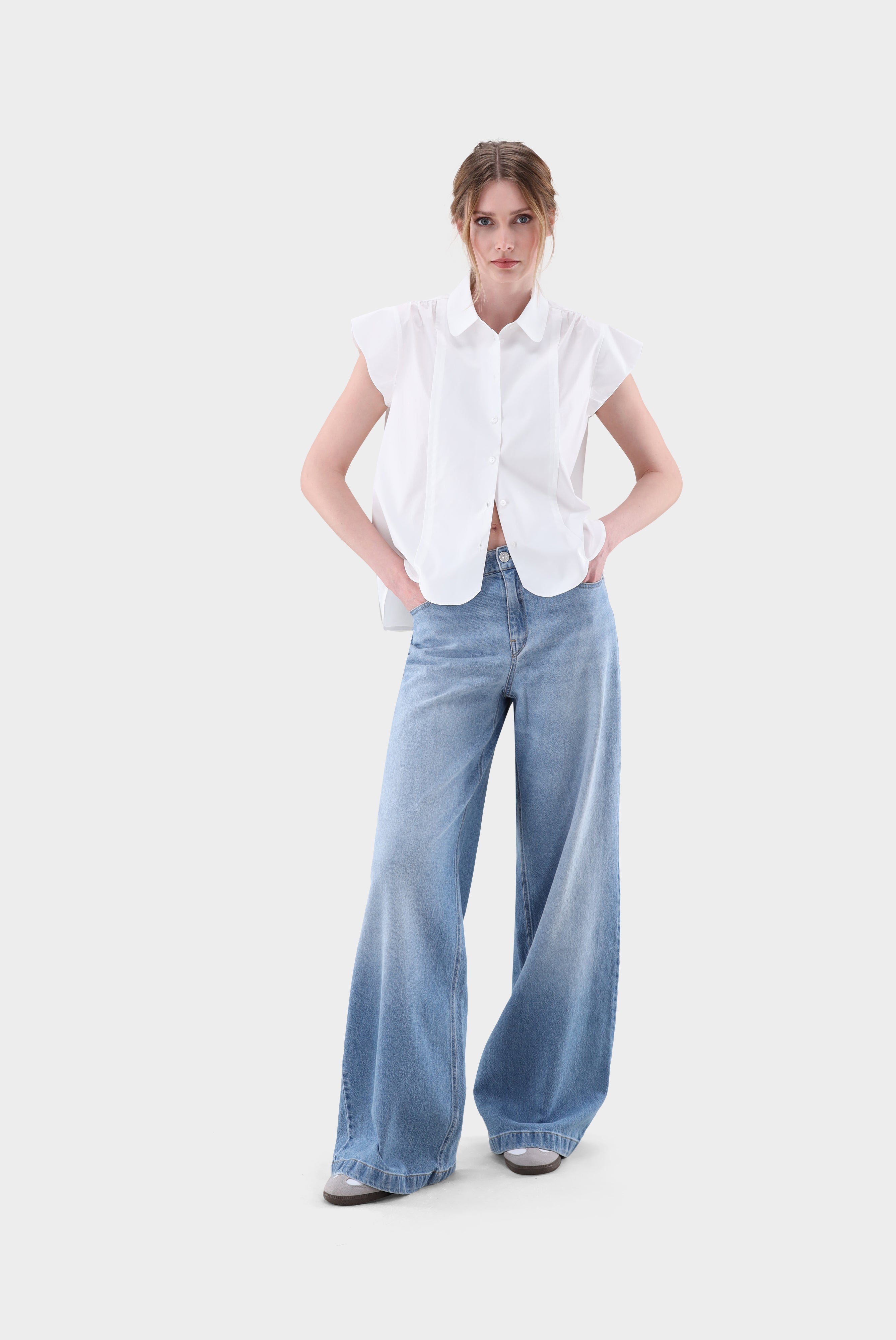 Bluse | cropped und ärmellos
