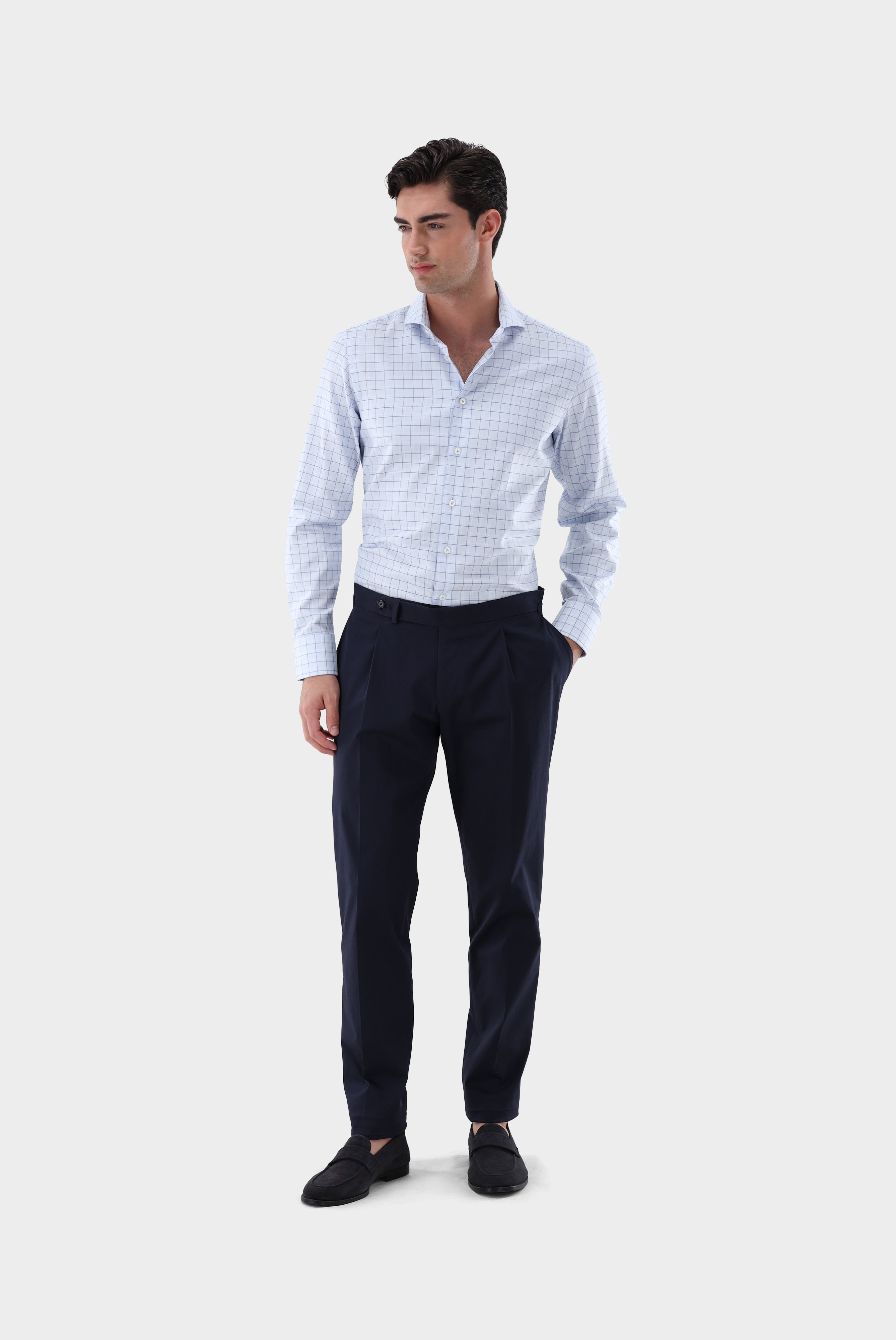 Businesshemd | Kariertes aus Twill Tailor Fit-Hemden & Blusen-Van Laack-OUTLET-ARCHIVIST-ARCHIVE-SALE