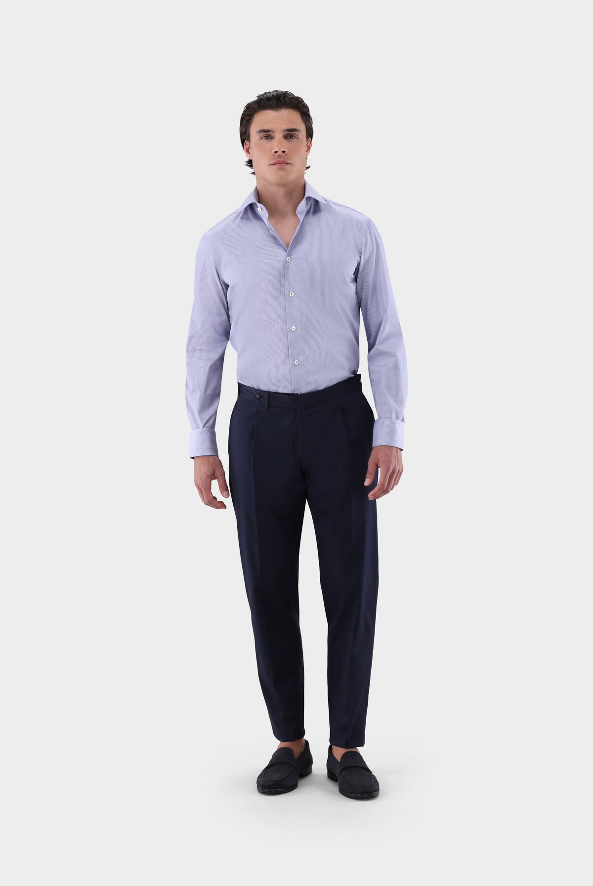 Van Laack-Hemd | bügelfrei gestreift Tailor Fit-Hemden & Blusen-Black-Deal-Outlet-by-ARCHIVIST
