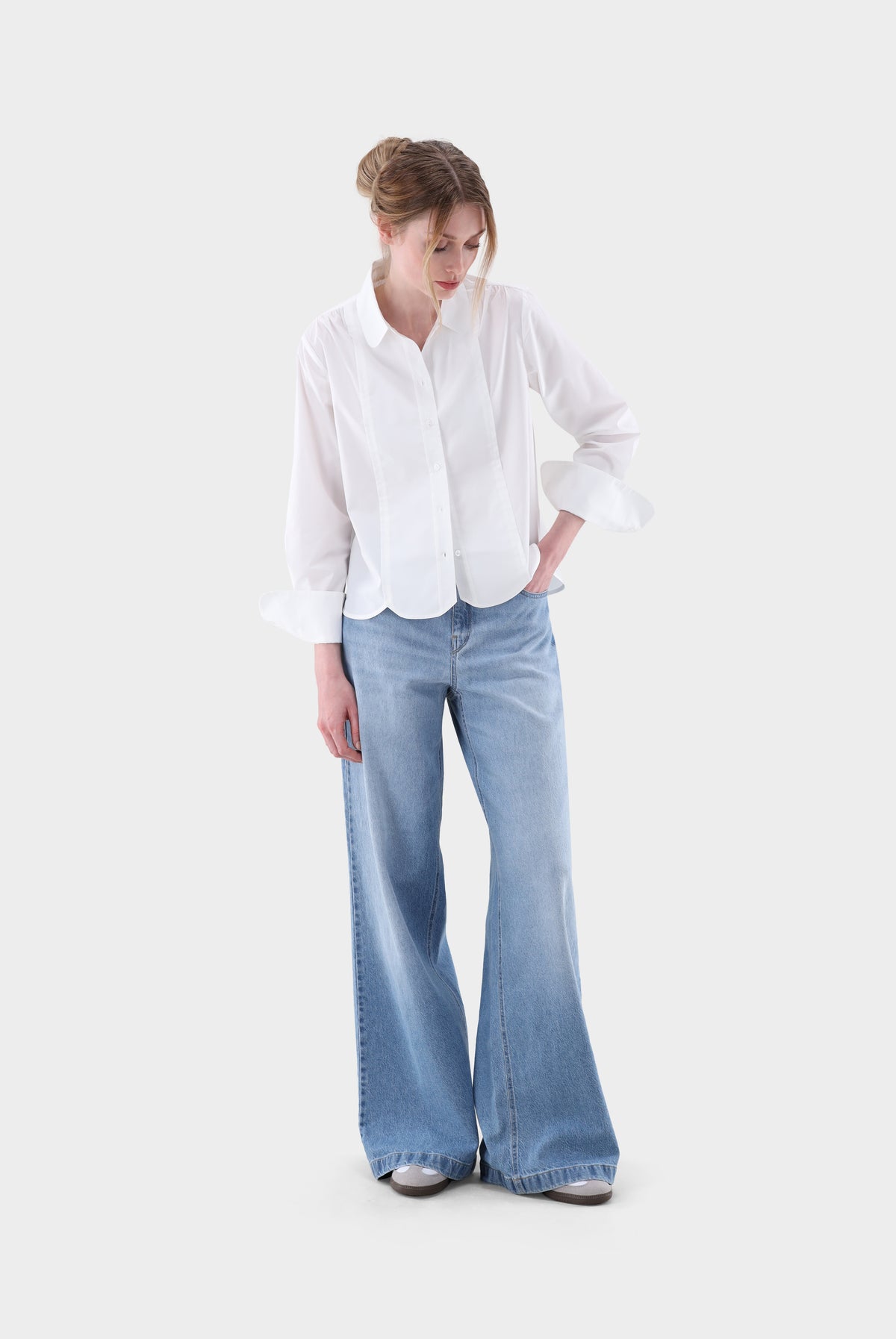 Bluse | gecropped und mit lockerer Passform-Hemden & Blusen-Van Laack-OUTLET-ARCHIVIST-ARCHIVE-SALE