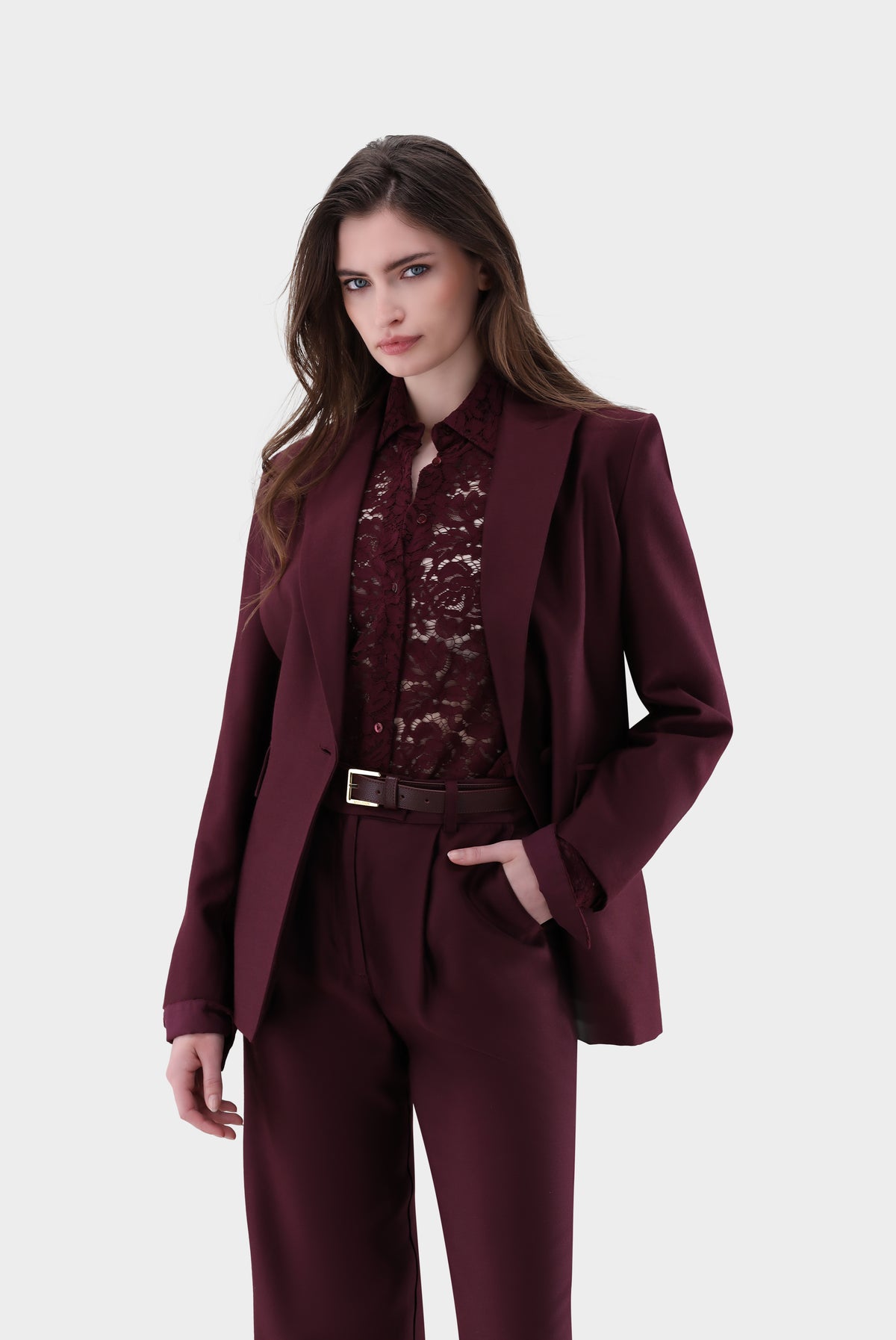 Blazer | mit geradem Saum und Pattentaschen-Jacken & Mäntel-Van Laack-OUTLET-Rot/Rose-36-ARCHIVIST-ARCHIVE-SALE