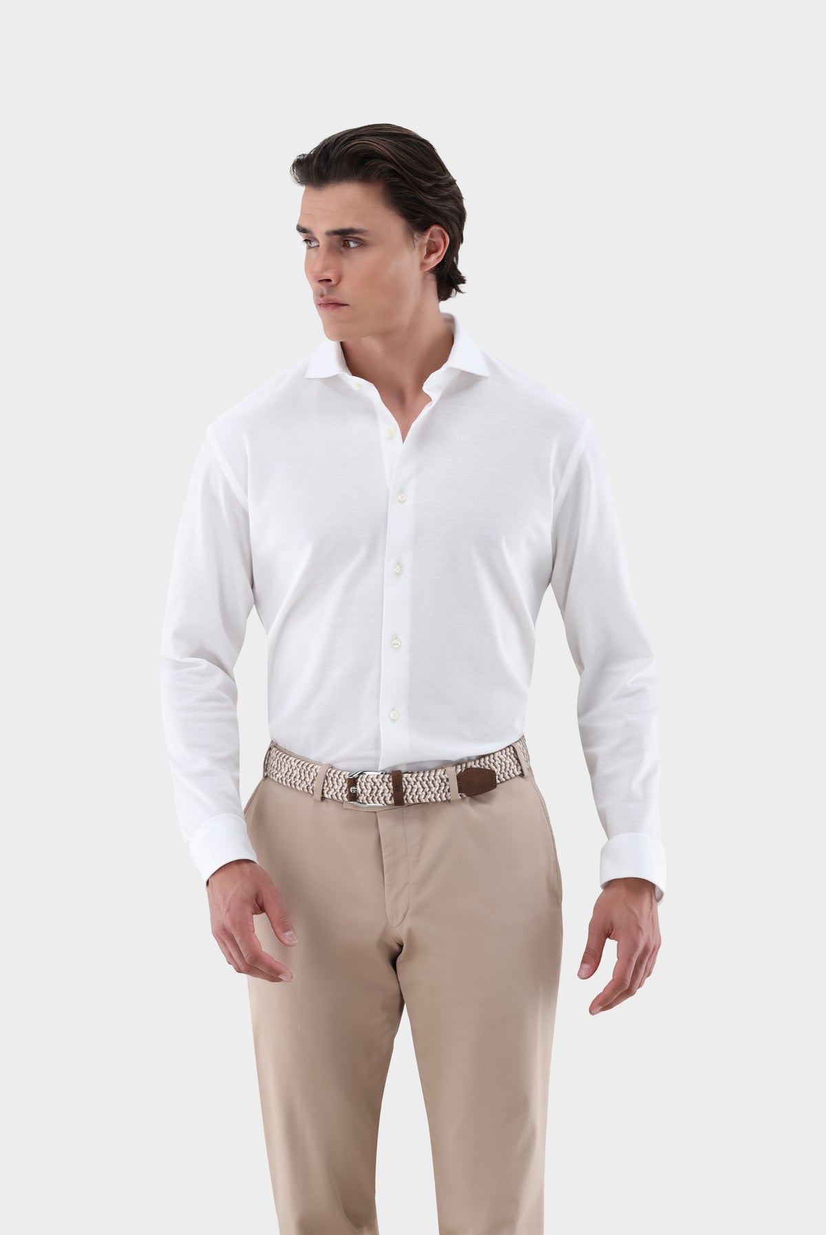 Van Laack-Jerseyhemd | mit Piqué Struktur Tailor Fit-Hemden & Blusen-Black-Deal-Outlet-by-ARCHIVIST