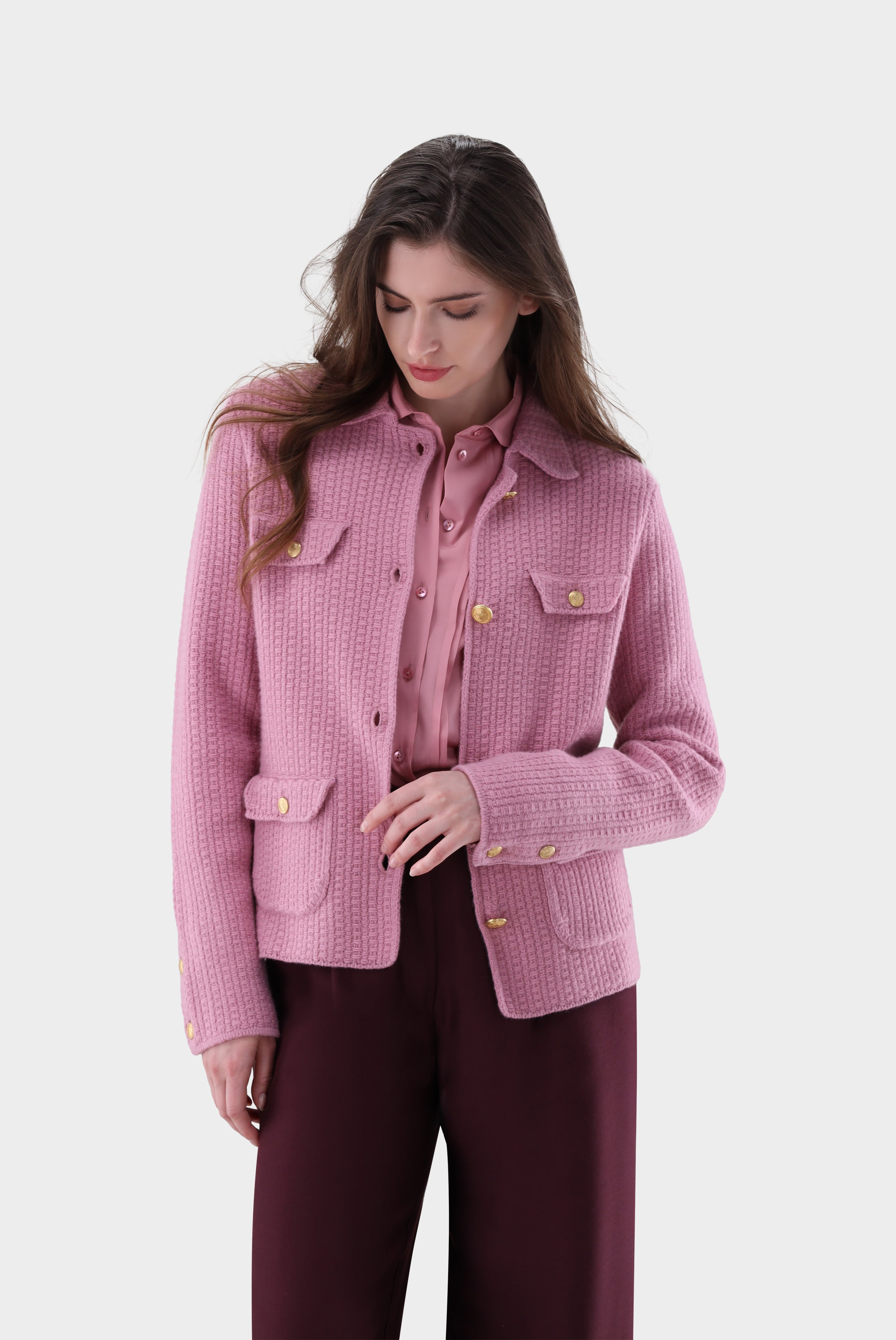 Blazer | aus Tweed Strick-Jacken & Mäntel-Van Laack-OUTLET-Flieder/Lila-XS-ARCHIVIST-ARCHIVE-SALE