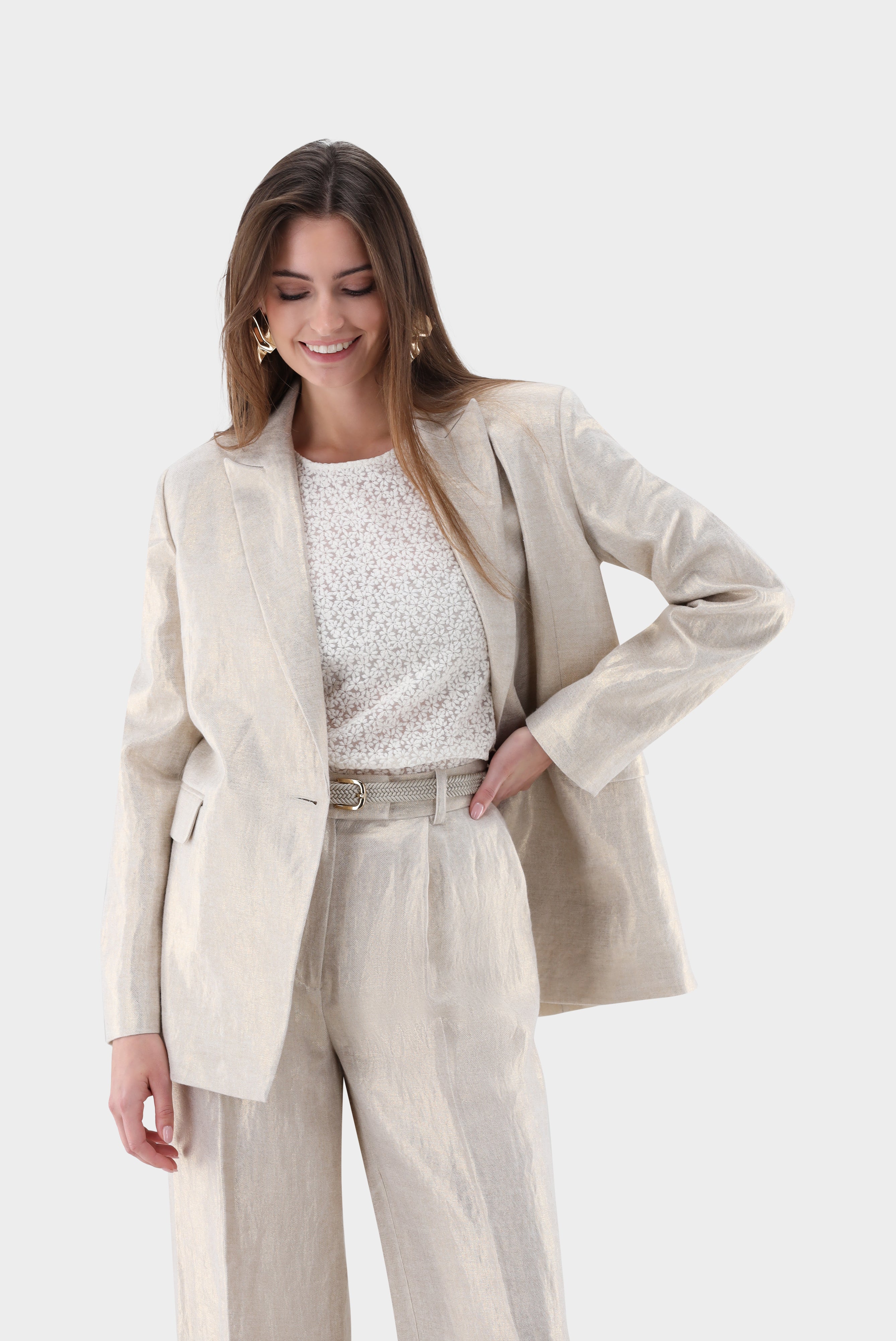 Blazer | mit Glitzer-Effekt