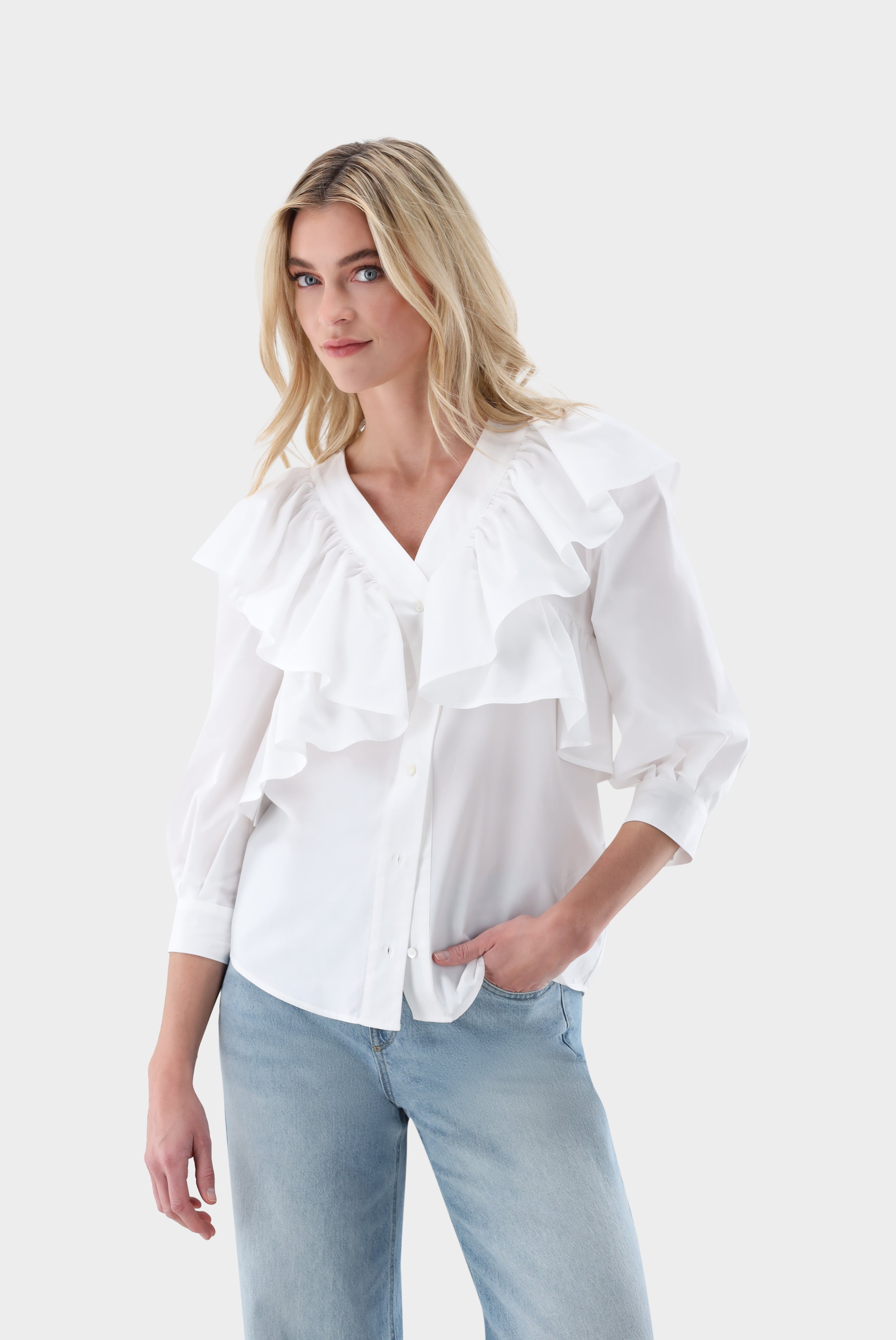 Bluse | mit Rüschen