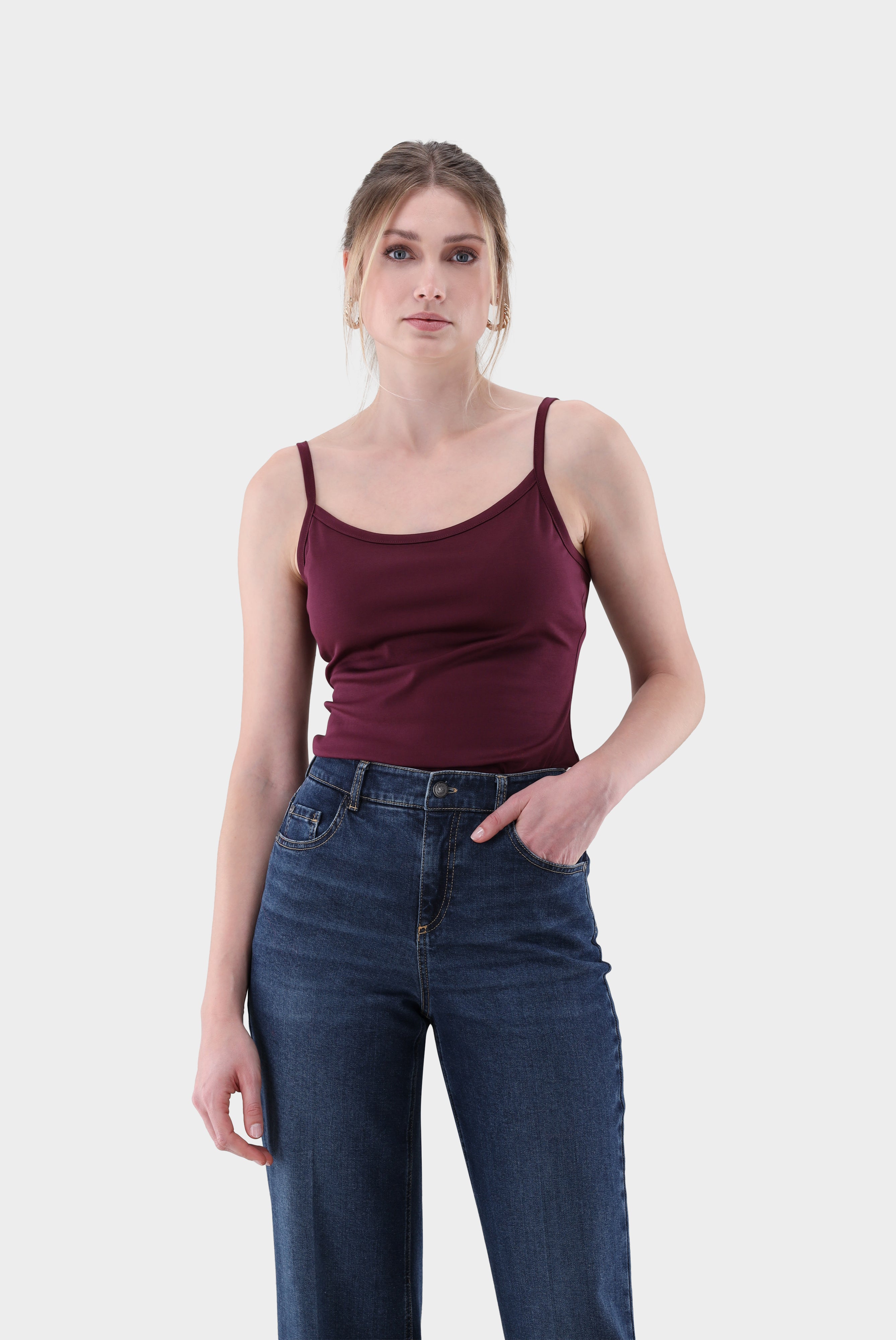 Top | aus Schweizer Baumwolle-Shirts-Van Laack-OUTLET-Rot/Rose-32-ARCHIVIST-ARCHIVE-SALE