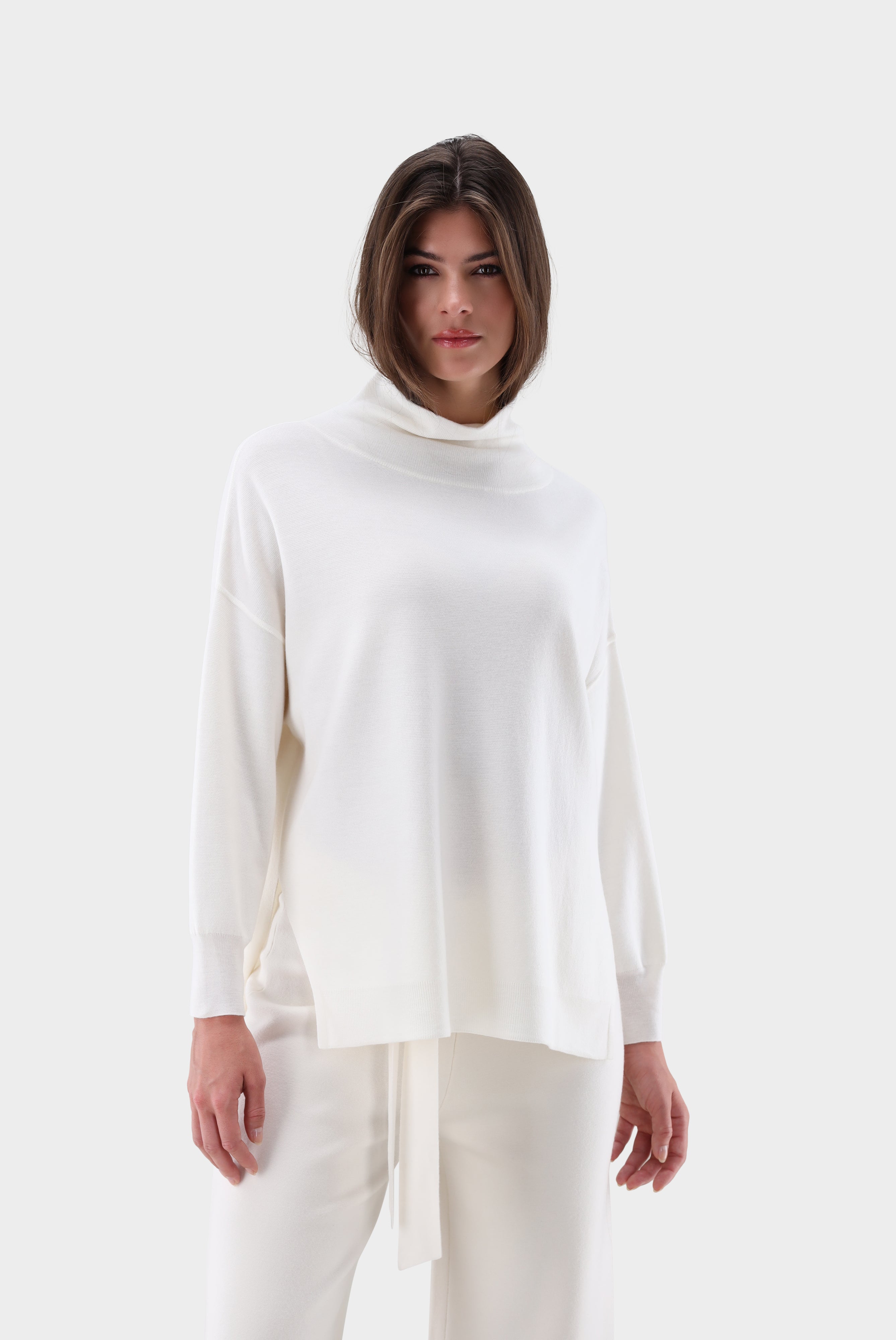 Rollkragenpullover | oversized aus Merinowolle-Strick & Pullover-Van Laack-OUTLET-Beige-XS-ARCHIVIST-ARCHIVE-SALE