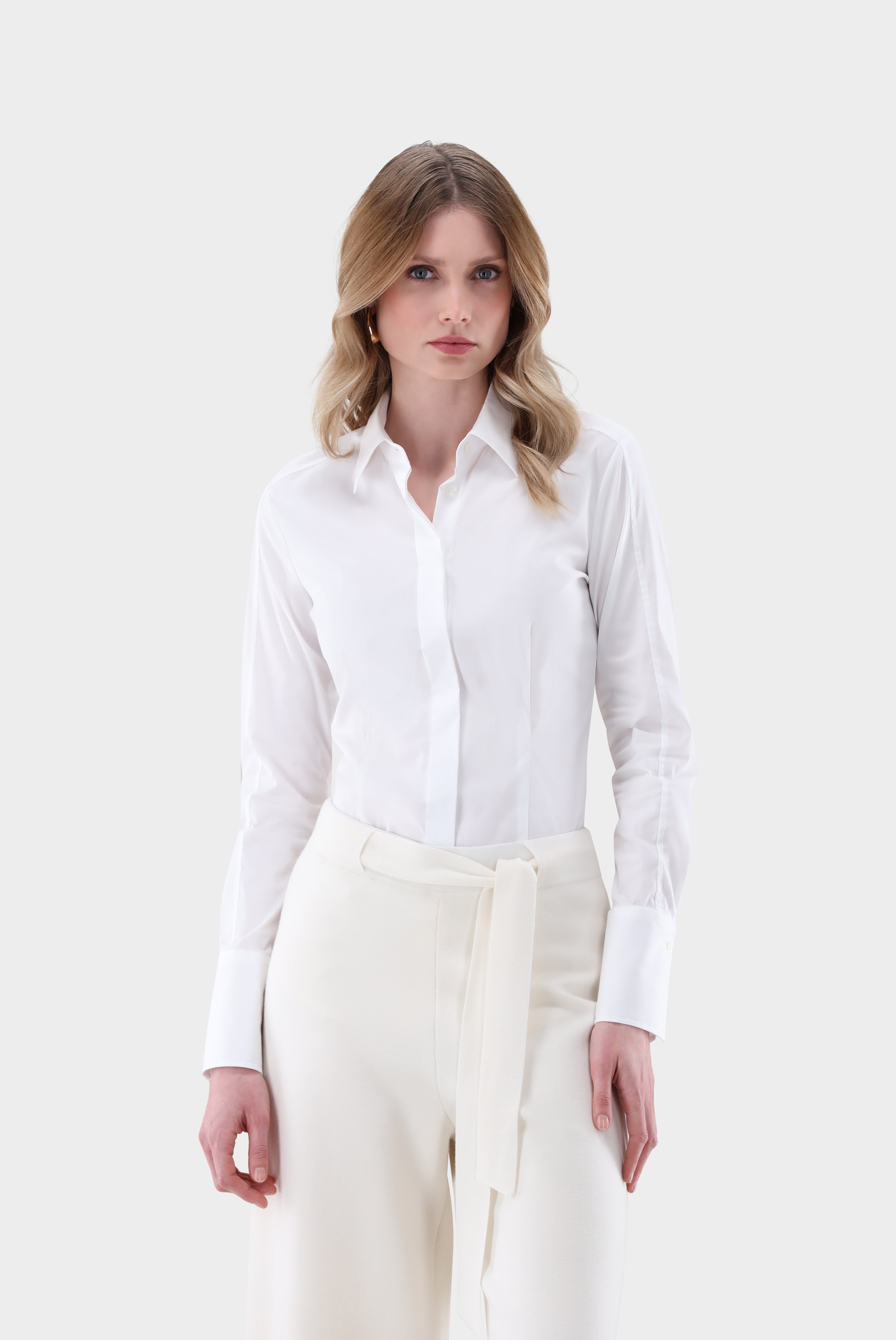 Hemdbluse | mit Stretch Slim Fit