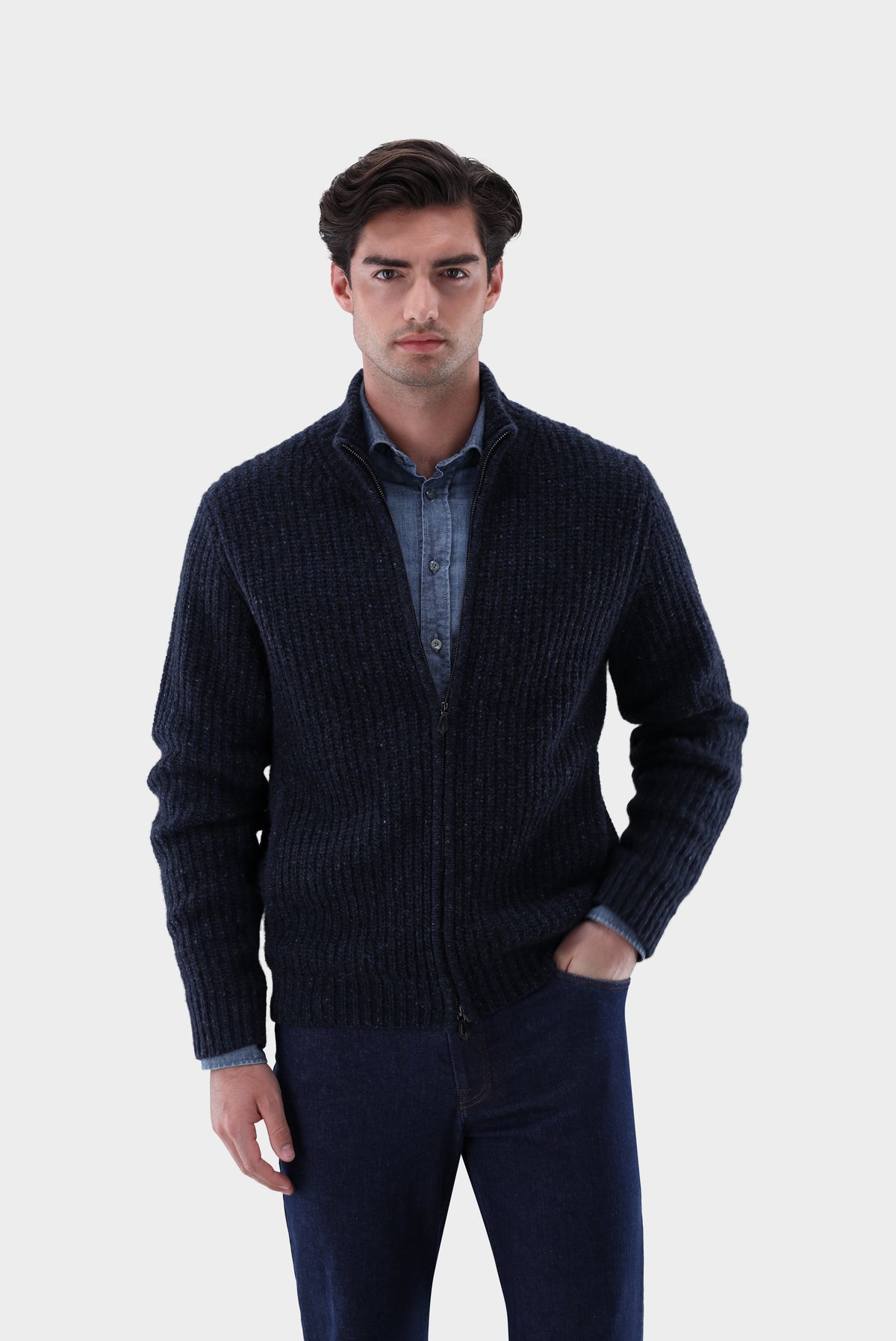Van Laack Strickjacke | aus Kaschmir-Tweed, Jacken & Mäntel