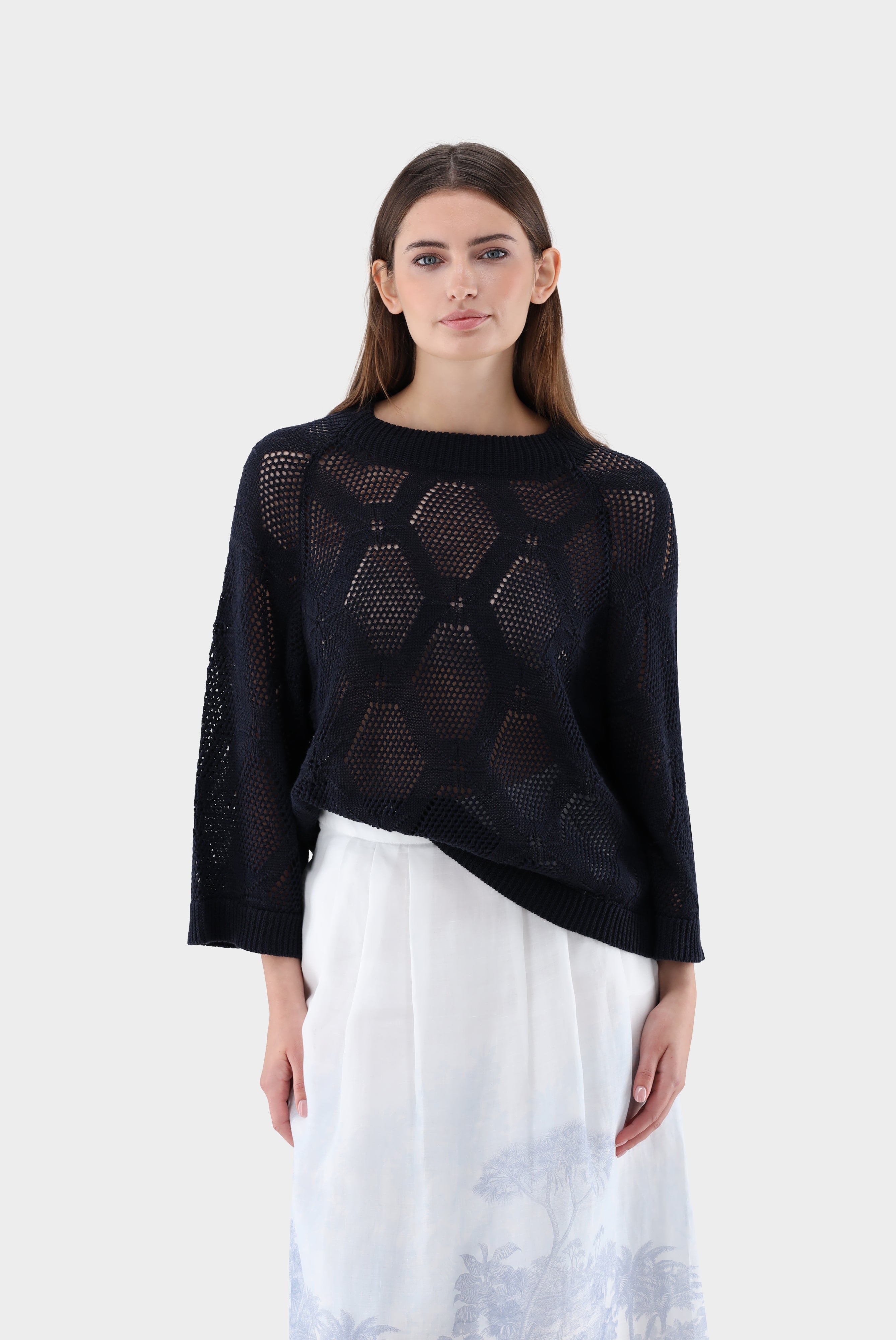 Loose Fit Pullover | aus Ajoure Strick