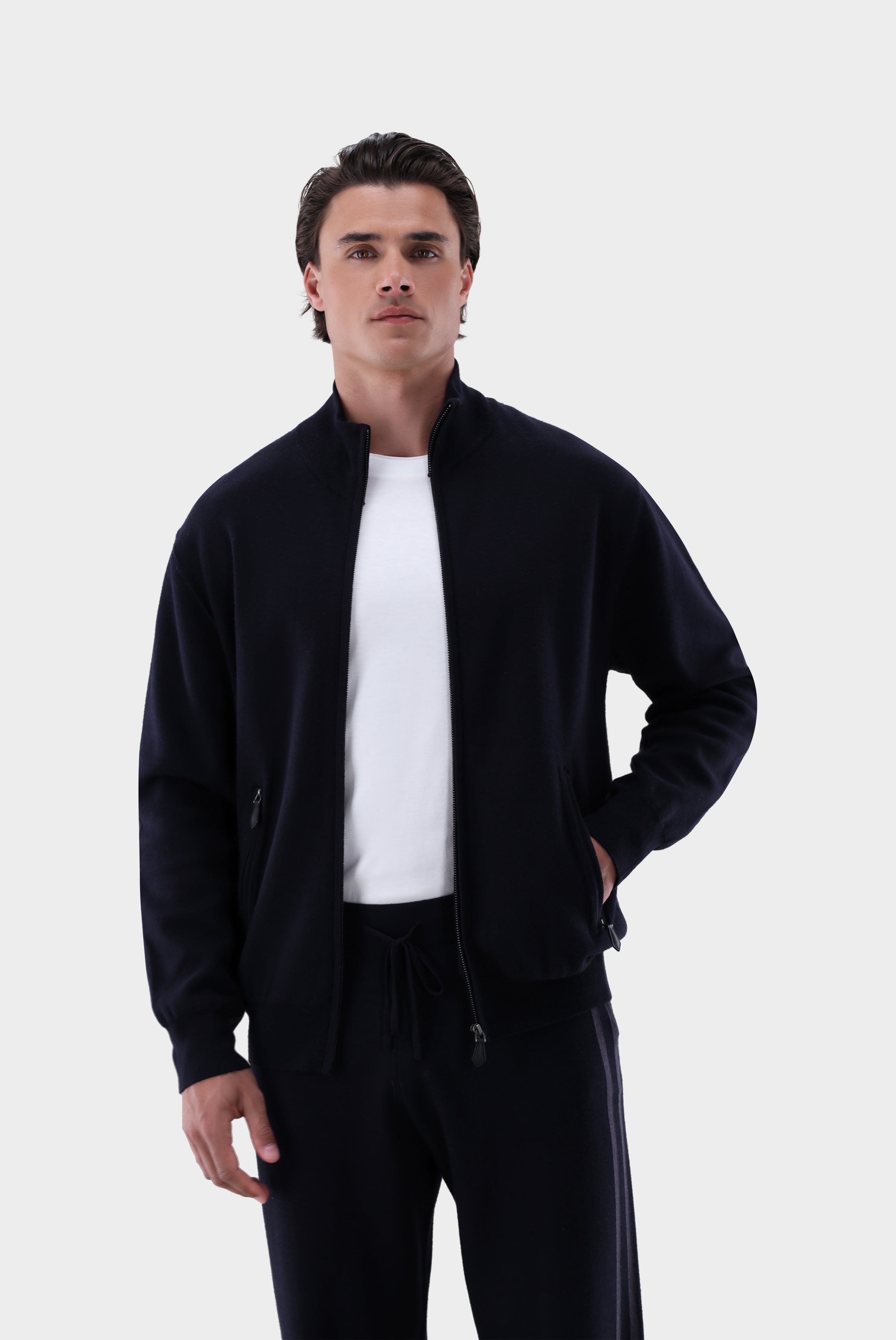 Strickjacke | mit Seide