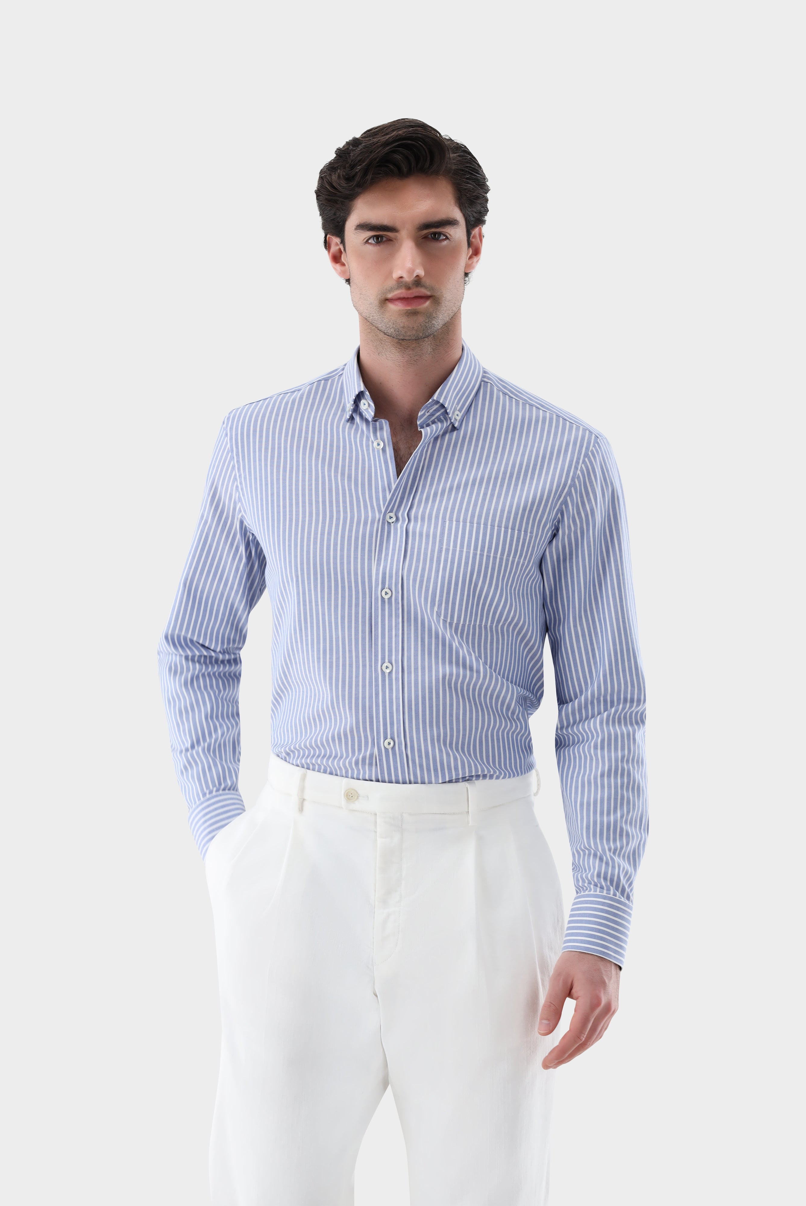 Oxfordhemd | mit Streifen Tailor Fit