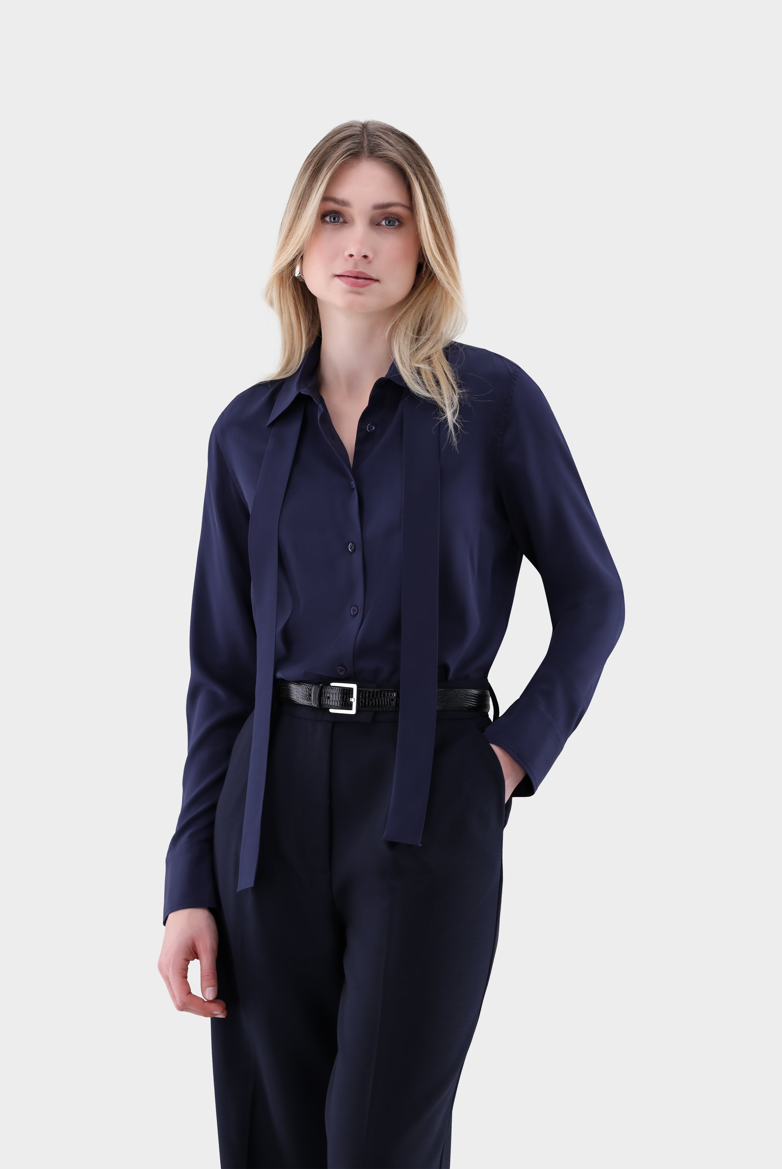 Hemdbluse | aus Seide