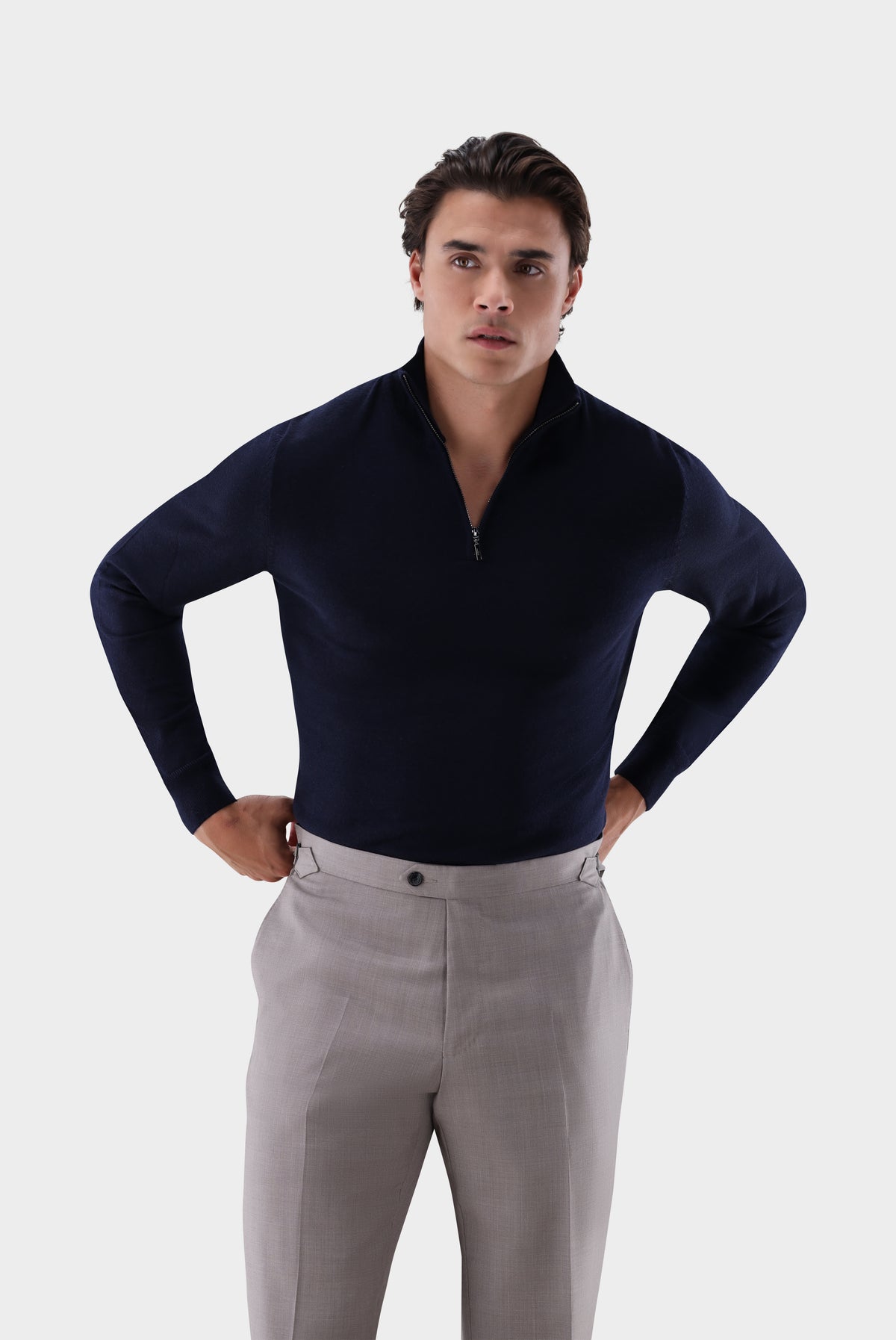 Van Laack Troyer | aus merzerisierter Merinowolle mit Farbdetail, Strick & Pullover