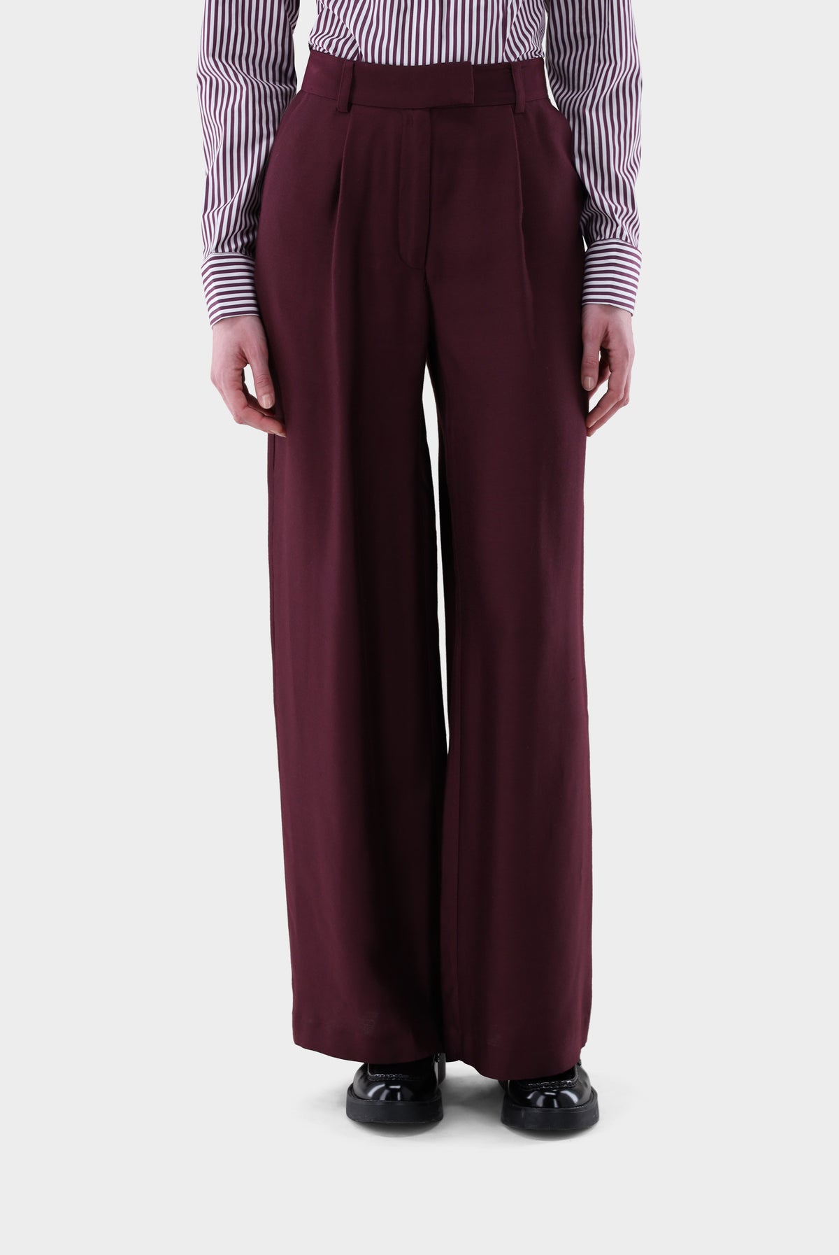 Hose | mit Bügelfalte und Seide-Hosen-Van Laack-OUTLET-Rot/Rose-36-ARCHIVIST-ARCHIVE-SALE