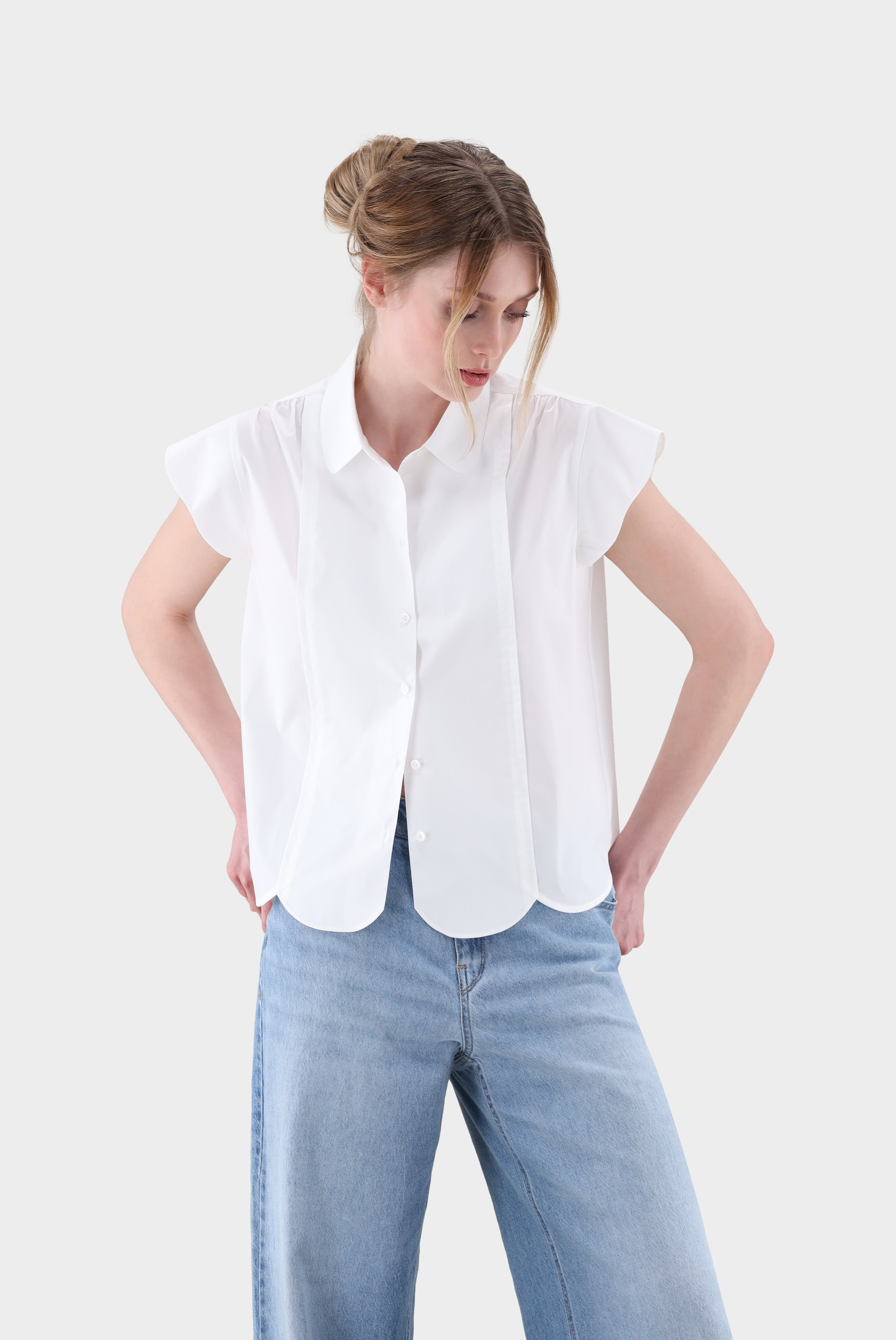Bluse | cropped und ärmellos