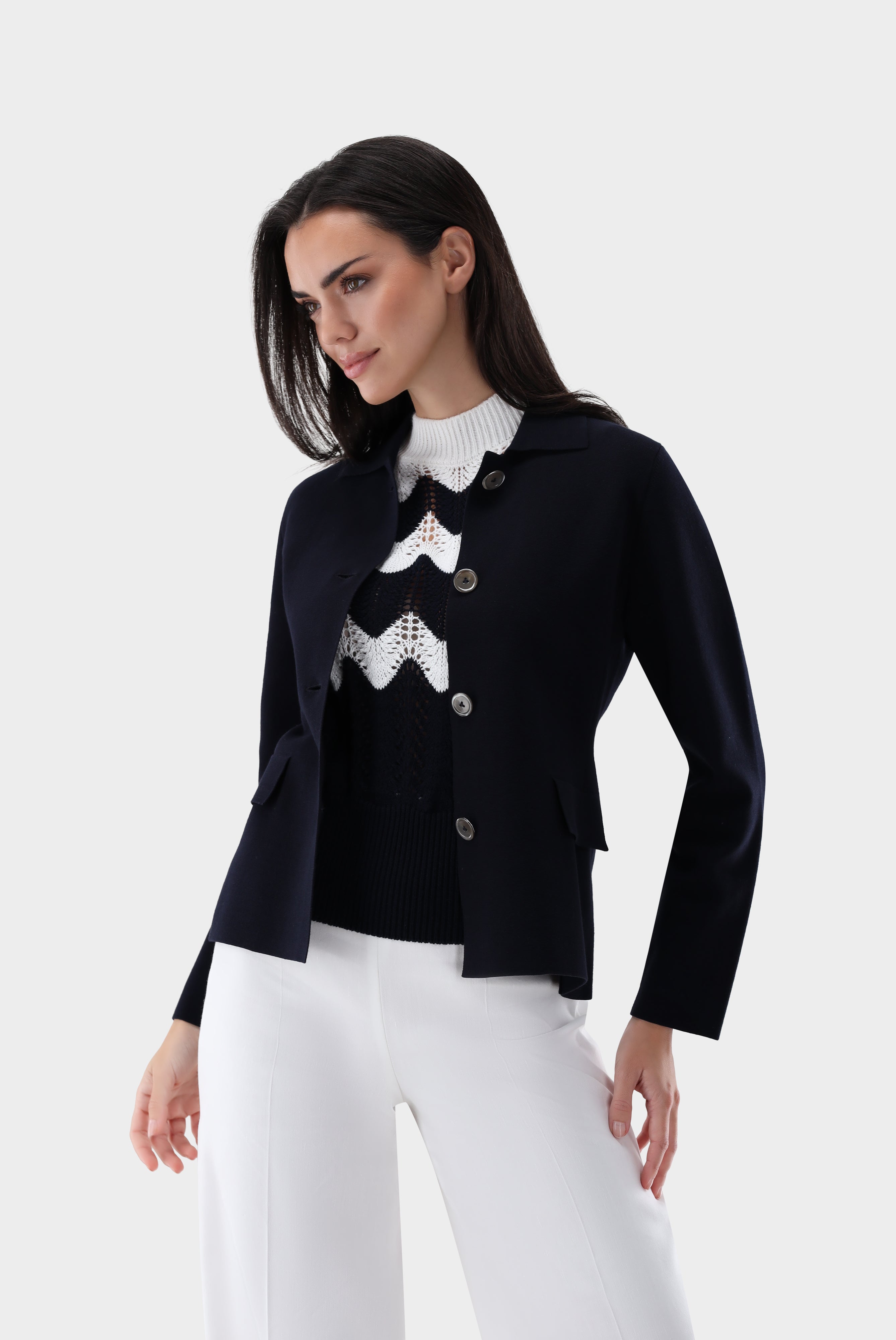 Blazer | gestrickt aus Air Cotton
