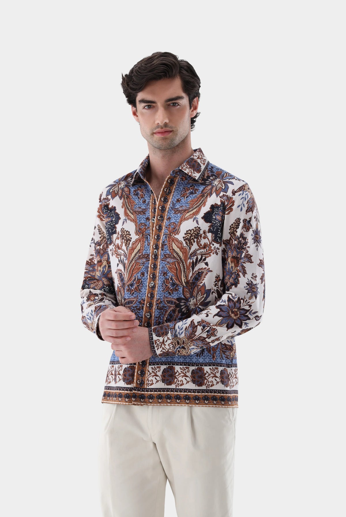 Flanellhemd | mit platziertem Print